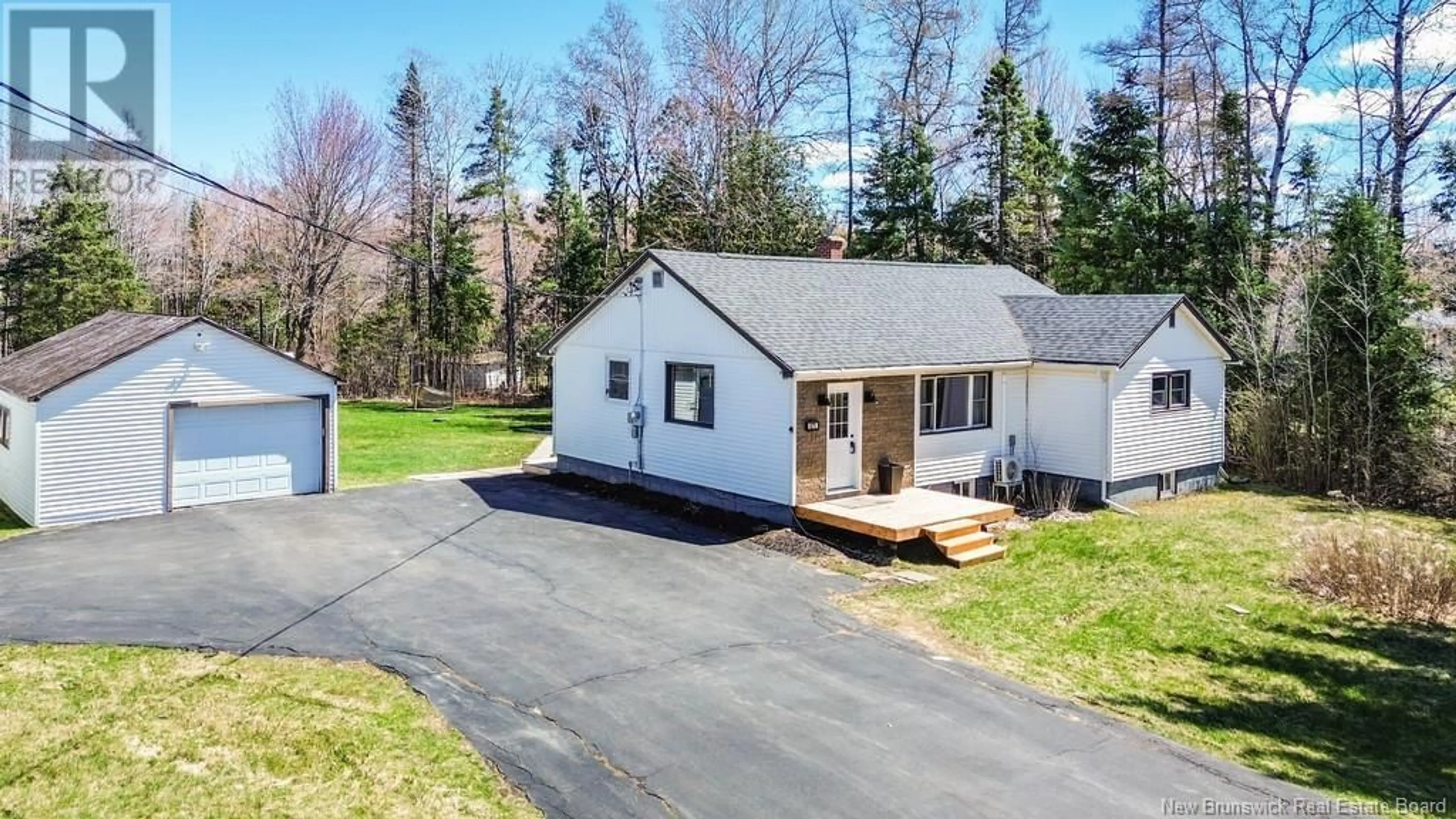 A pic from outside/outdoor area/front of a property/back of a property/a pic from drone, street for 471 BROAD ROAD, Geary New Brunswick E2V3W1