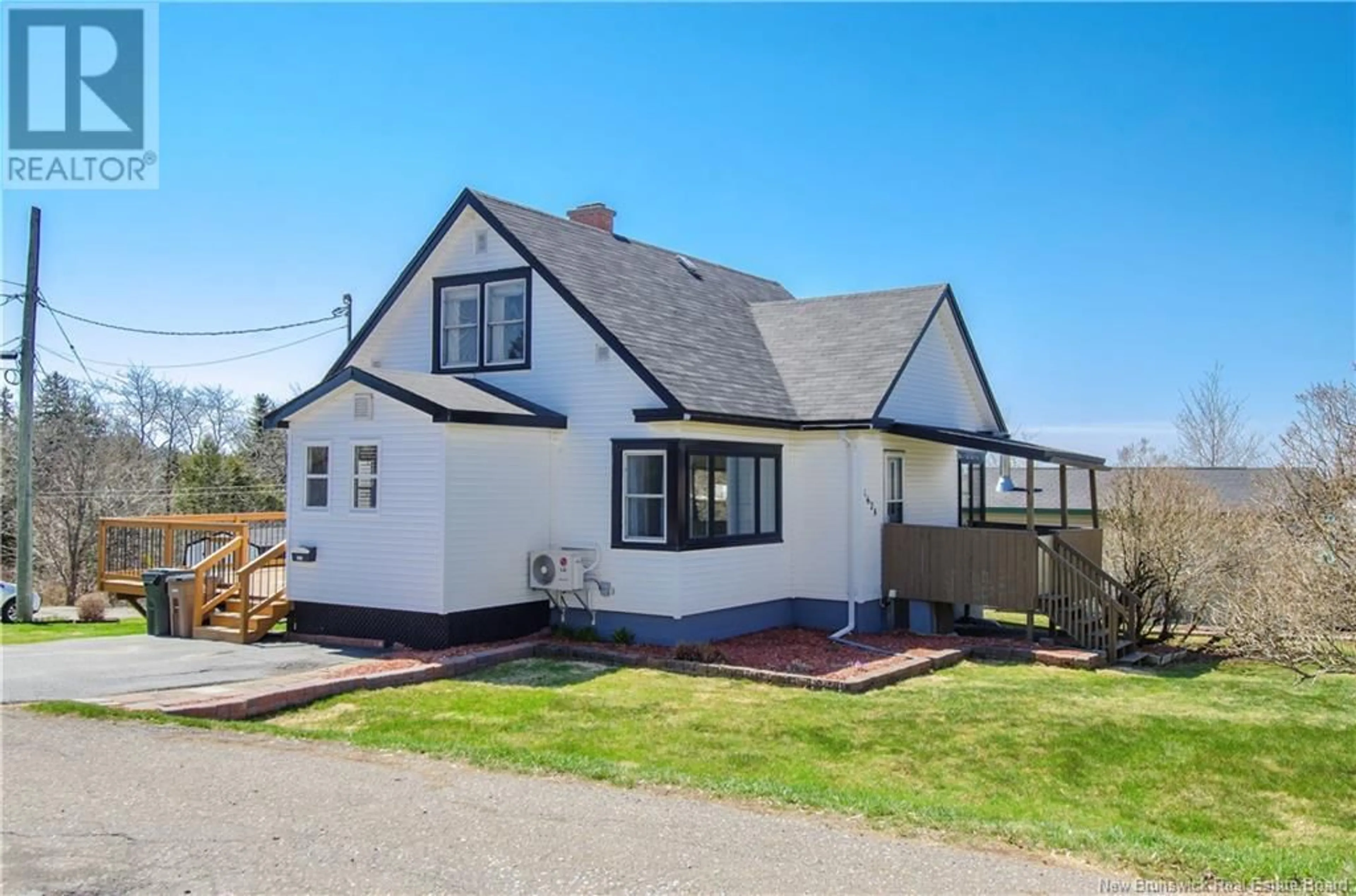 A pic from outside/outdoor area/front of a property/back of a property/a pic from drone, street for 1628 LOCH LOMOND ROAD, Saint John New Brunswick E2J1Z7
