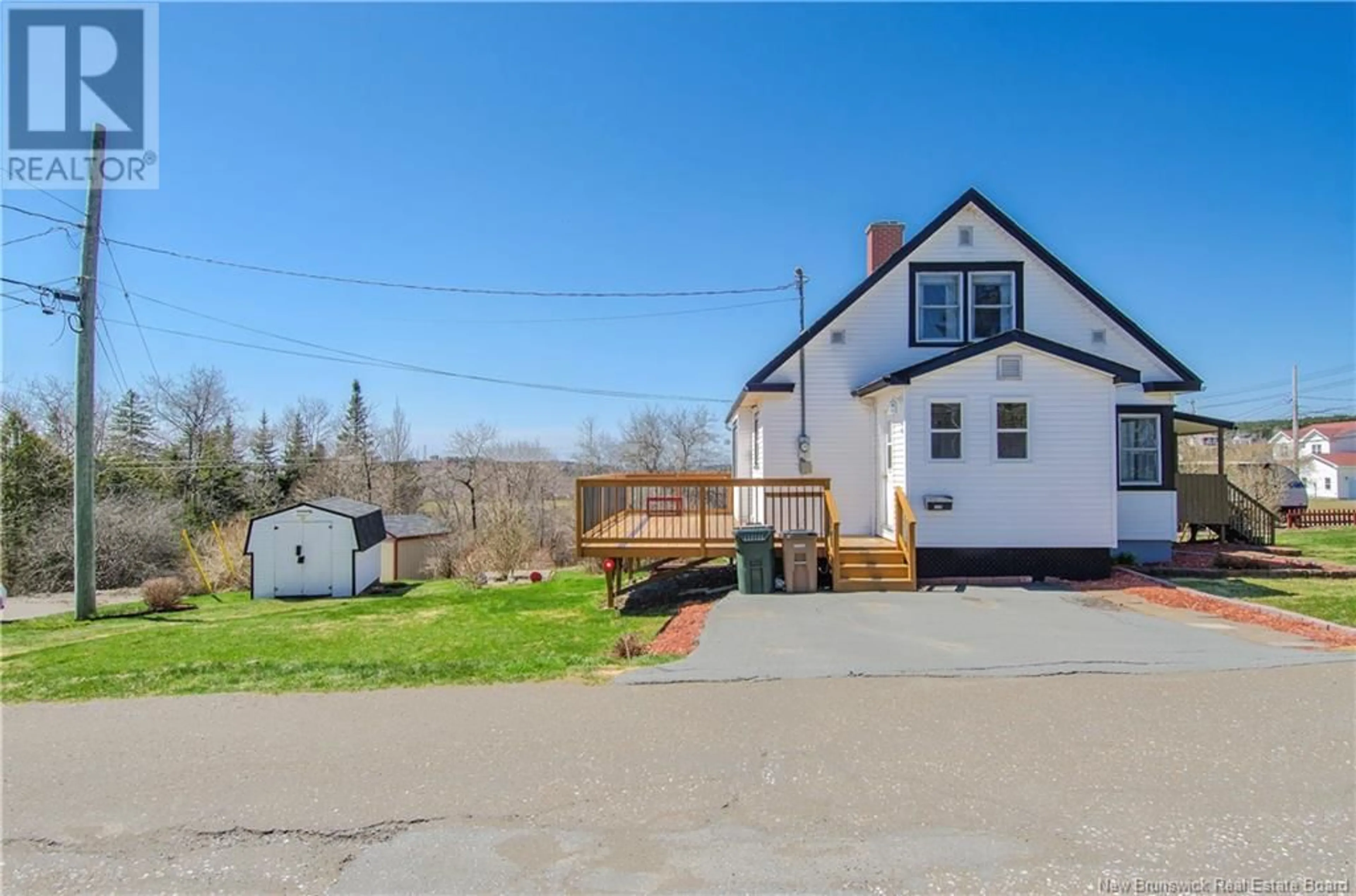 A pic from outside/outdoor area/front of a property/back of a property/a pic from drone, street for 1628 LOCH LOMOND ROAD, Saint John New Brunswick E2J1Z7