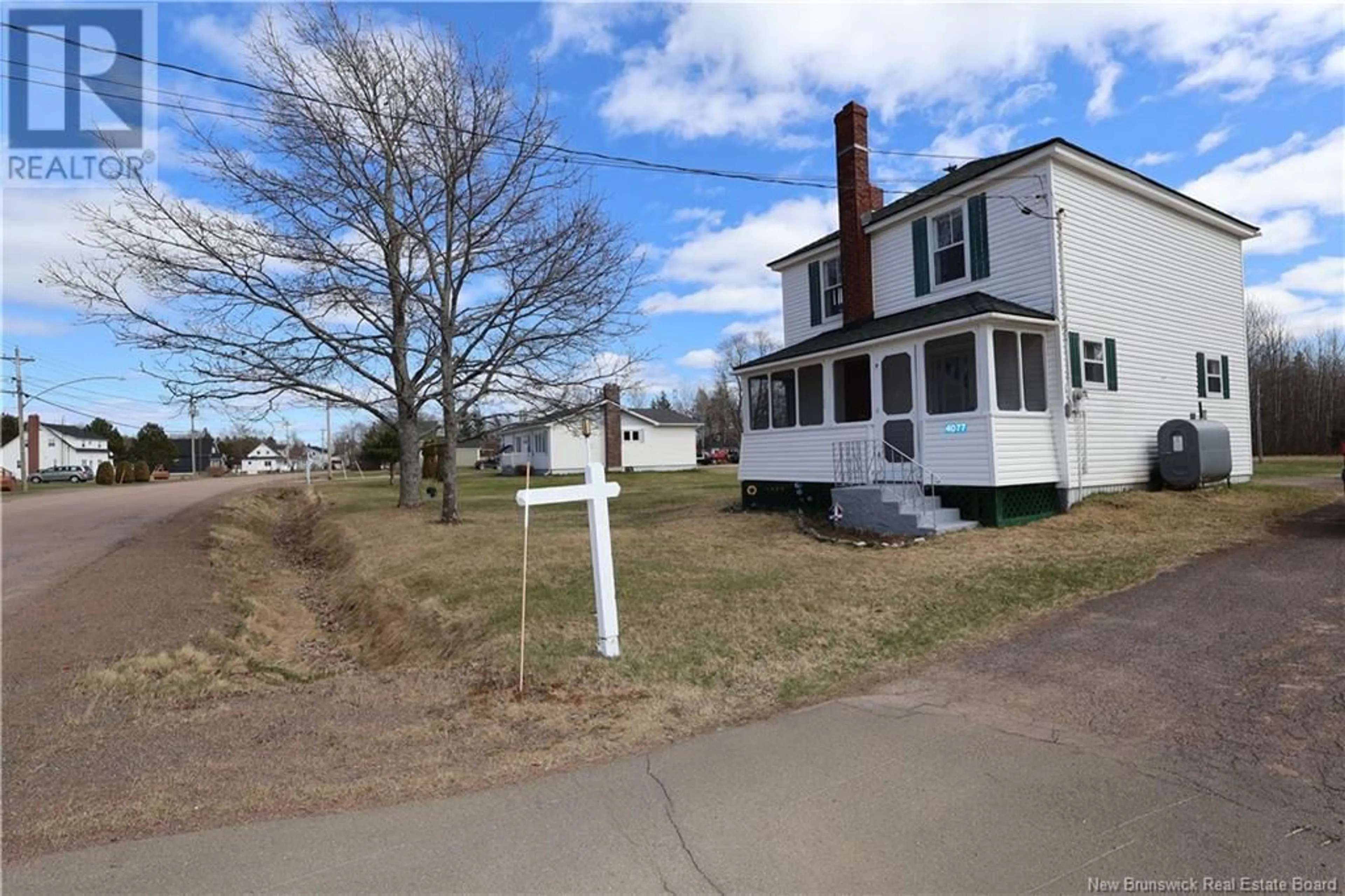 A pic from outside/outdoor area/front of a property/back of a property/a pic from drone, building for 4077 505 ROUTE, Richibouctou-Village New Brunswick E4W1R4