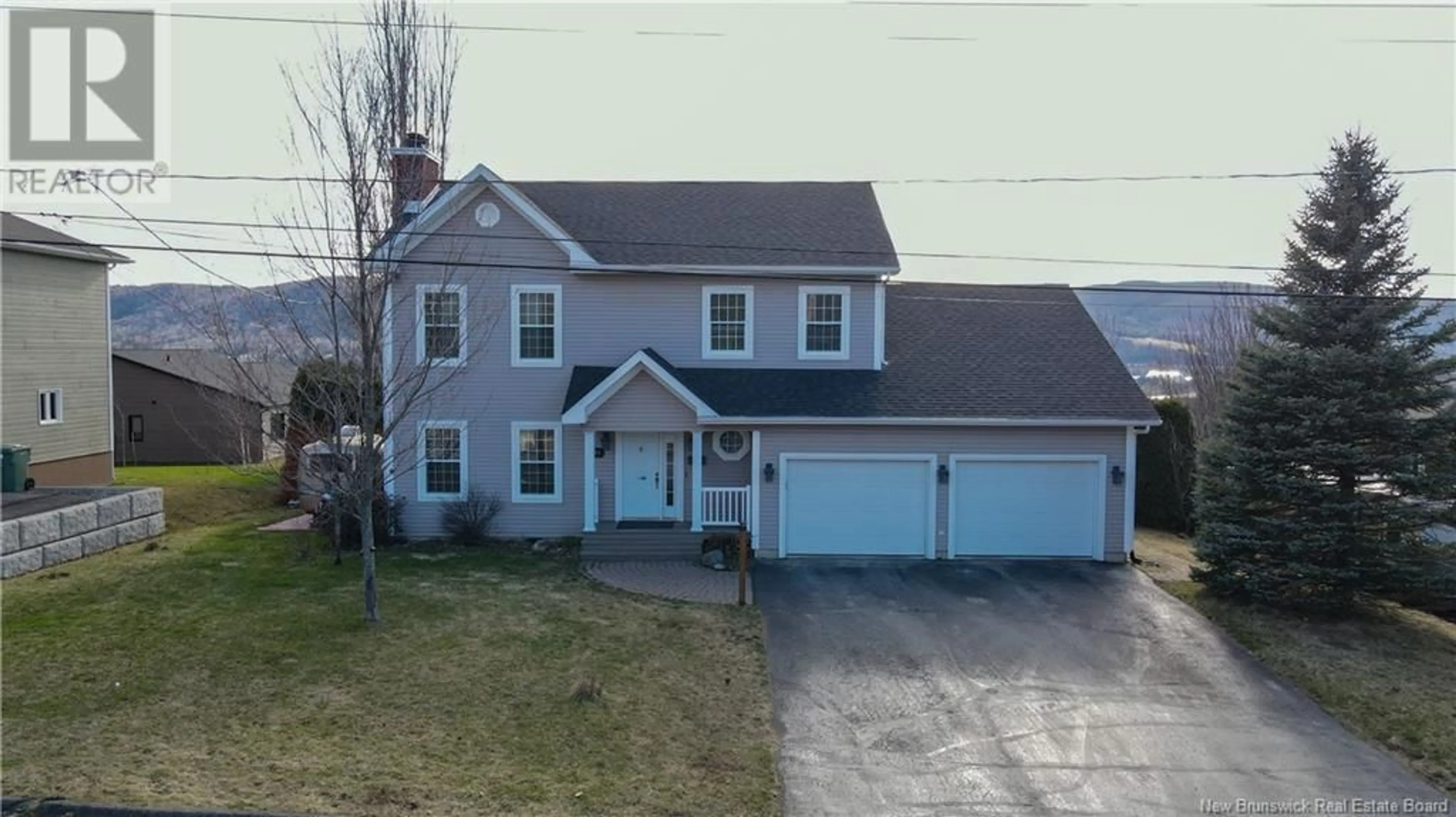 A pic from outside/outdoor area/front of a property/back of a property/a pic from drone, street for 105 DE LA CAPITALE BOULEVARD, Edmundston New Brunswick E3V5A2