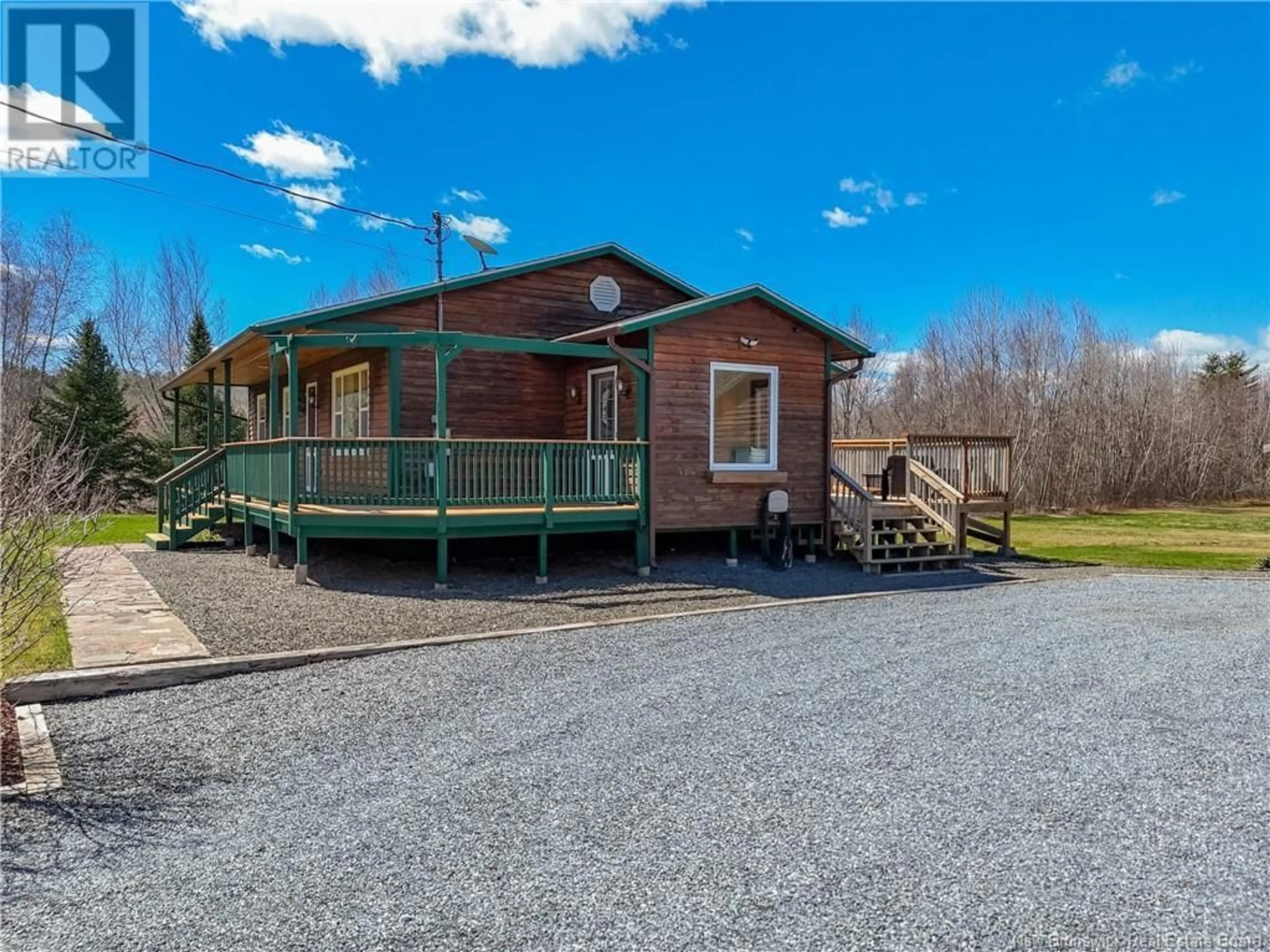 A pic from outside/outdoor area/front of a property/back of a property/a pic from drone, water/lake/river/ocean view for 41 HOYT STATION ROAD, Hoyt New Brunswick E5L2J9