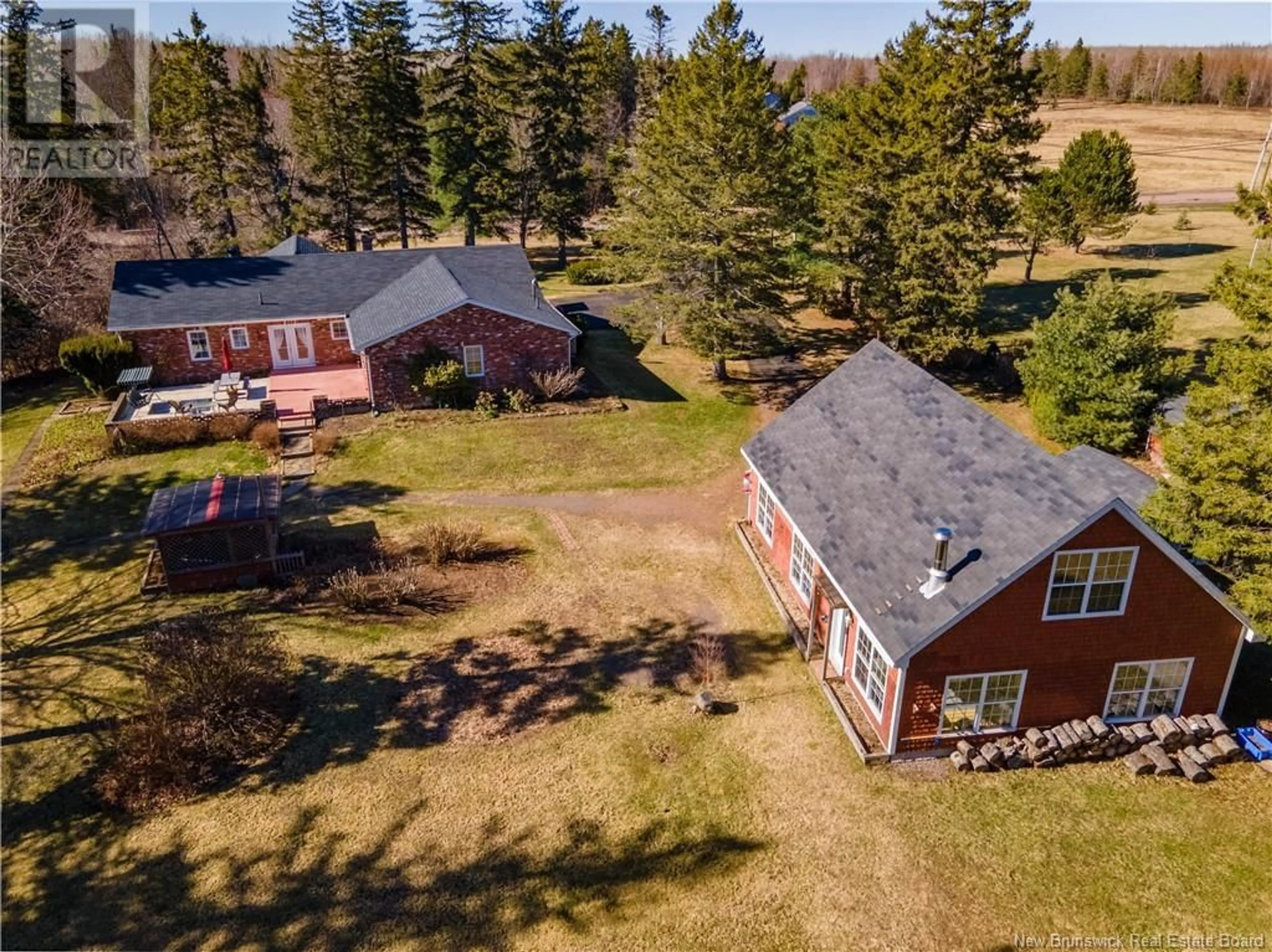 A pic from outside/outdoor area/front of a property/back of a property/a pic from drone, unknown for 1583 SHEDIAC RIVER ROAD, Shediac River New Brunswick E4R1V6