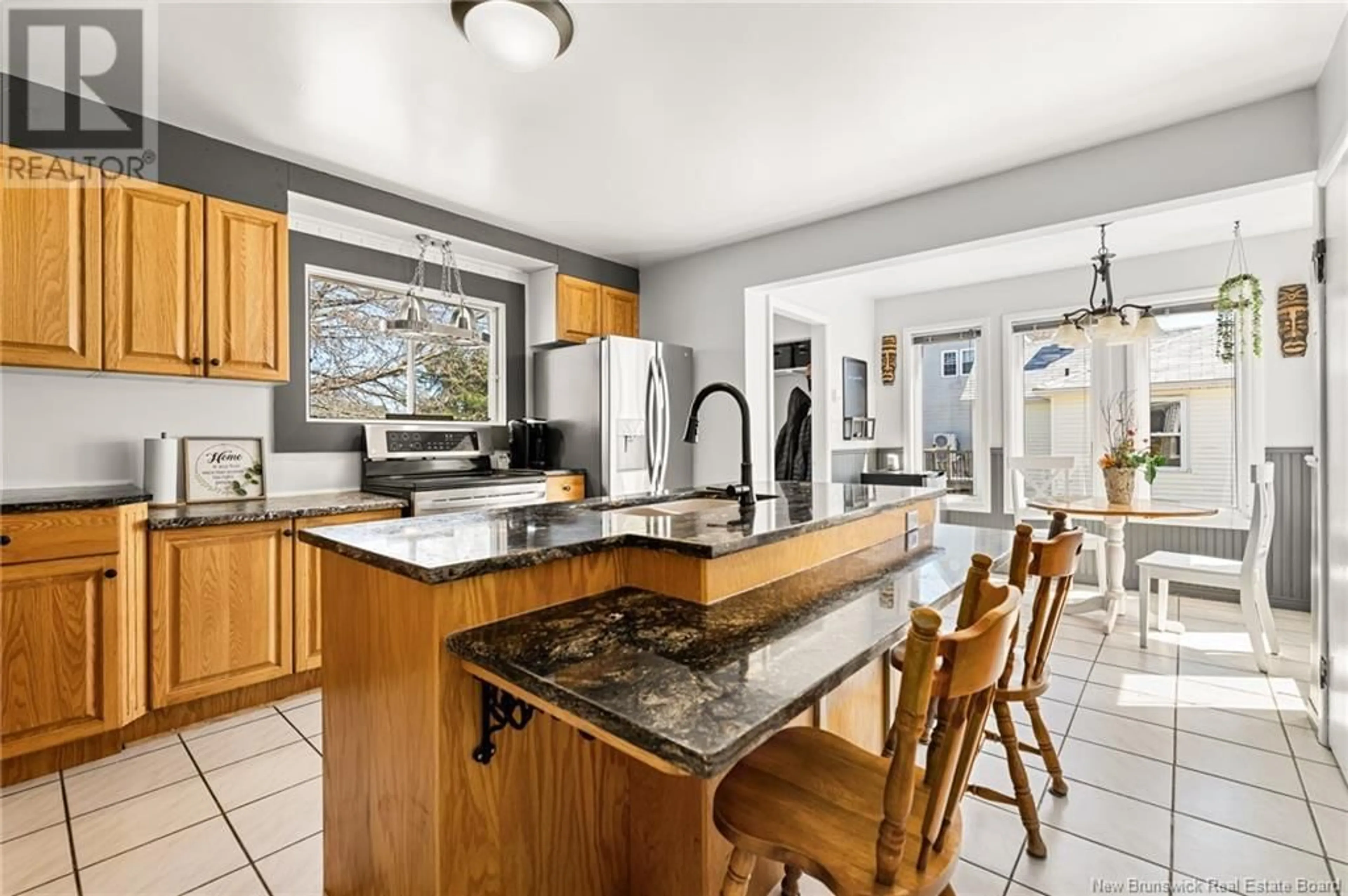 Open concept kitchen, ceramic/tile floor for 36 TIPPERARY STREET, Shediac New Brunswick E4P2V8