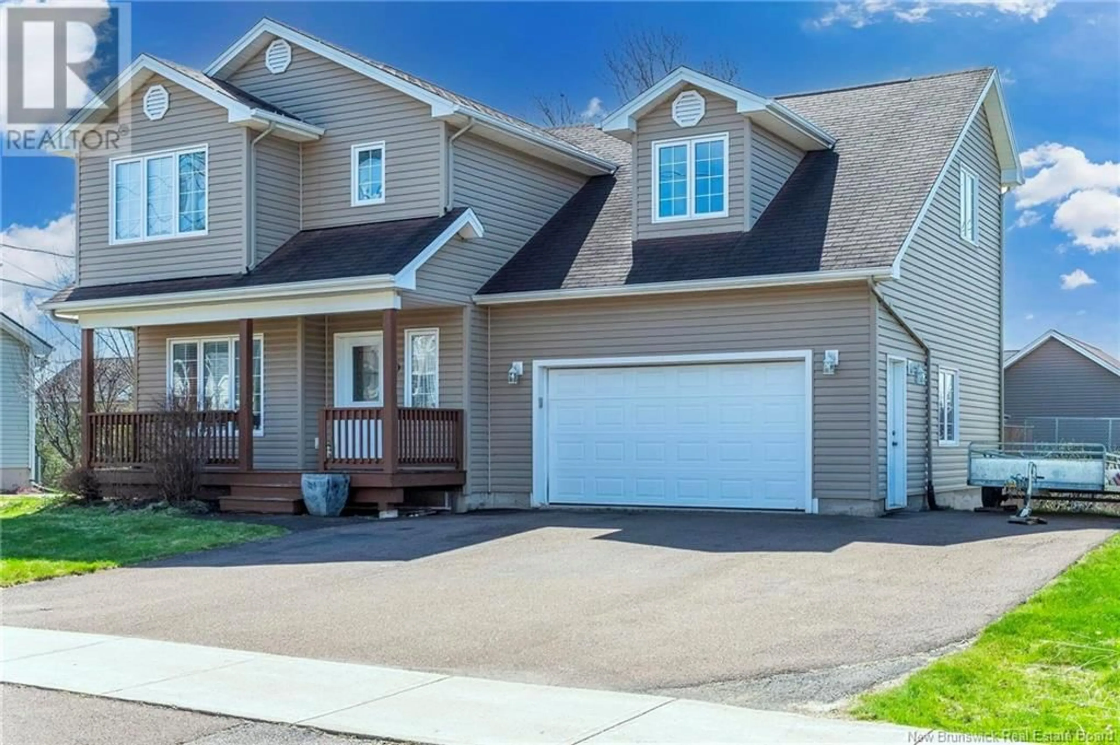 Home with vinyl exterior material, street for 80 SAVANNAH DRIVE, Moncton New Brunswick E1A0L1