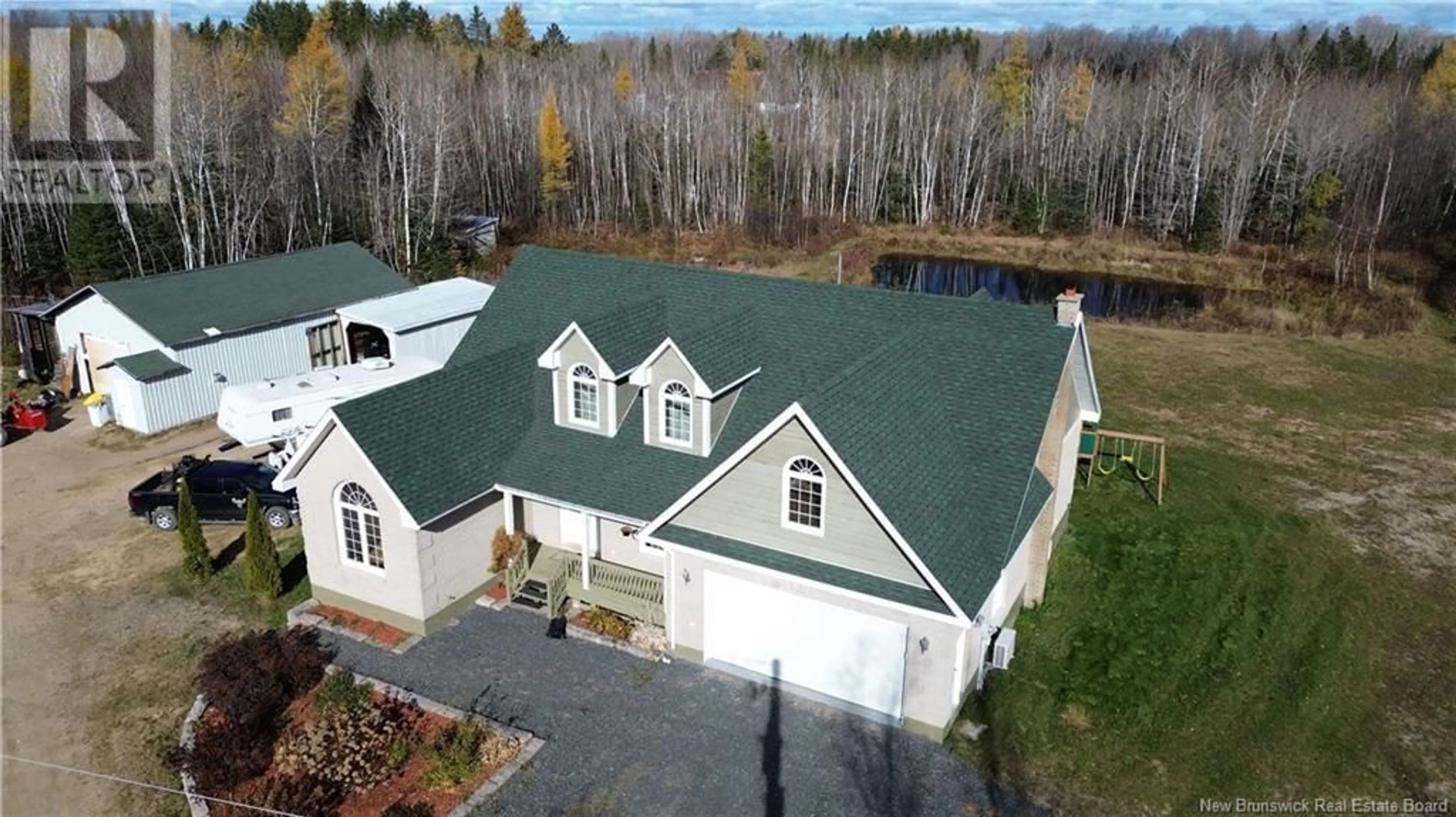 A pic from outside/outdoor area/front of a property/back of a property/a pic from drone, unknown for 117 GLOUCESTER JUNCTION ROAD, Gloucester Junction New Brunswick E2A6H5