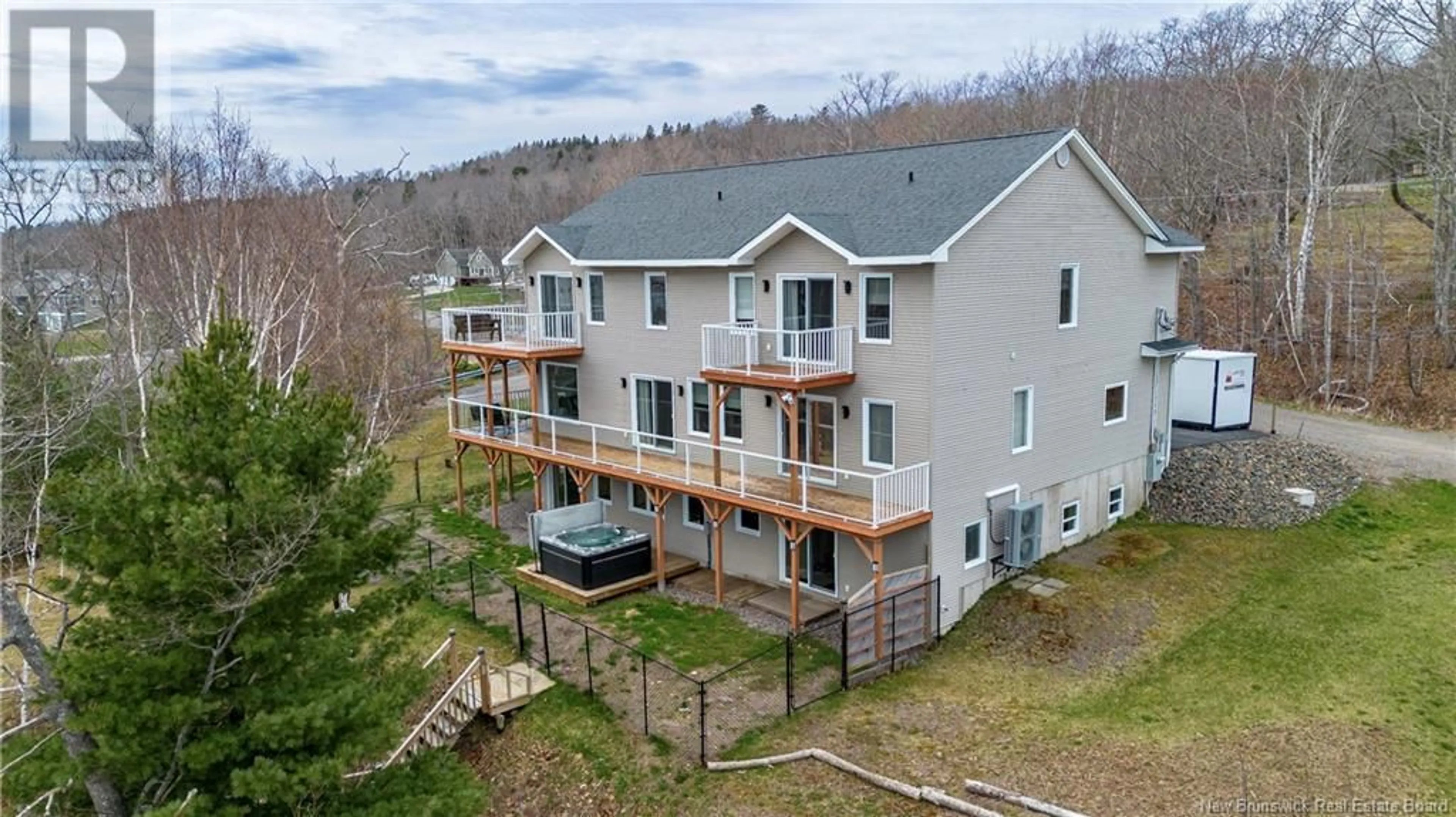 A pic from outside/outdoor area/front of a property/back of a property/a pic from drone, water/lake/river/ocean view for 11 MORRISDALE BEACH ROAD, Morrisdale New Brunswick E5K4X9