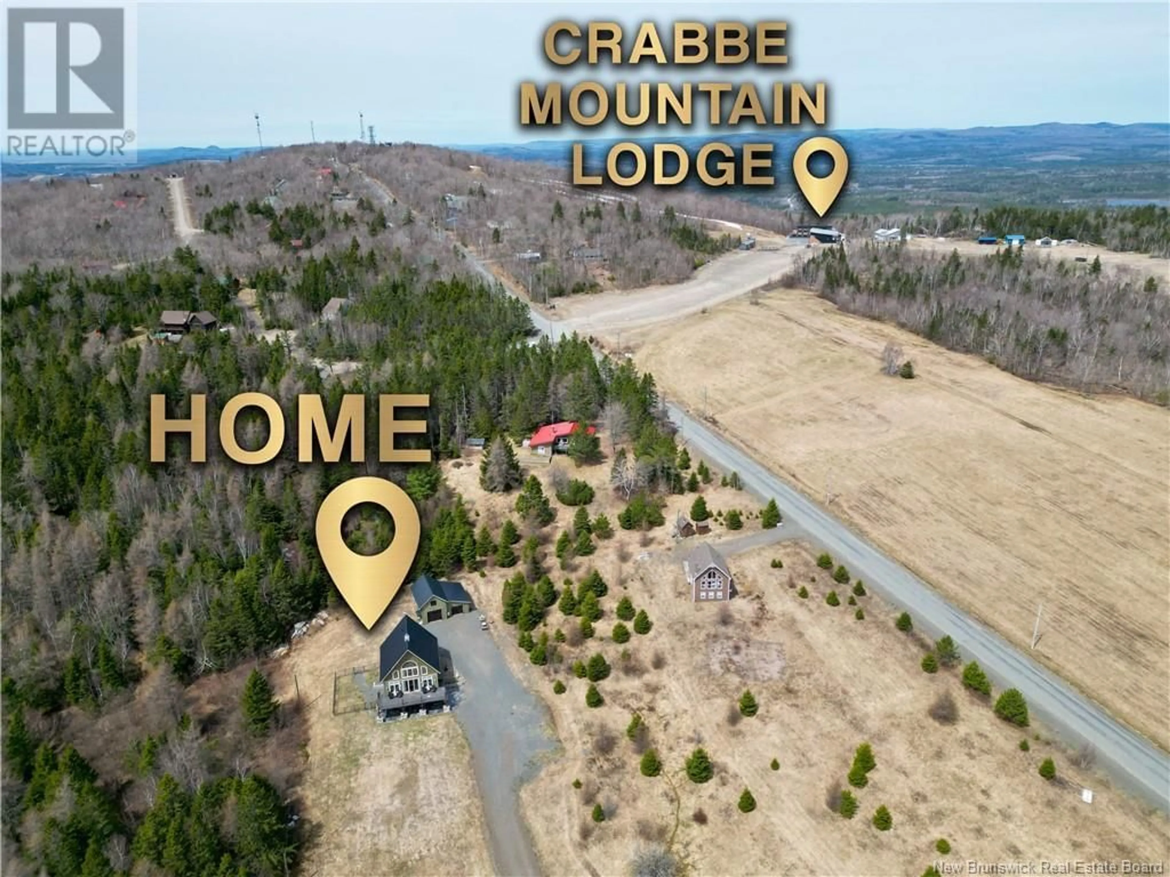 A pic from outside/outdoor area/front of a property/back of a property/a pic from drone, water/lake/river/ocean view for 10 SLOPESIDE LANE, Central Hainesville New Brunswick E6E1E3