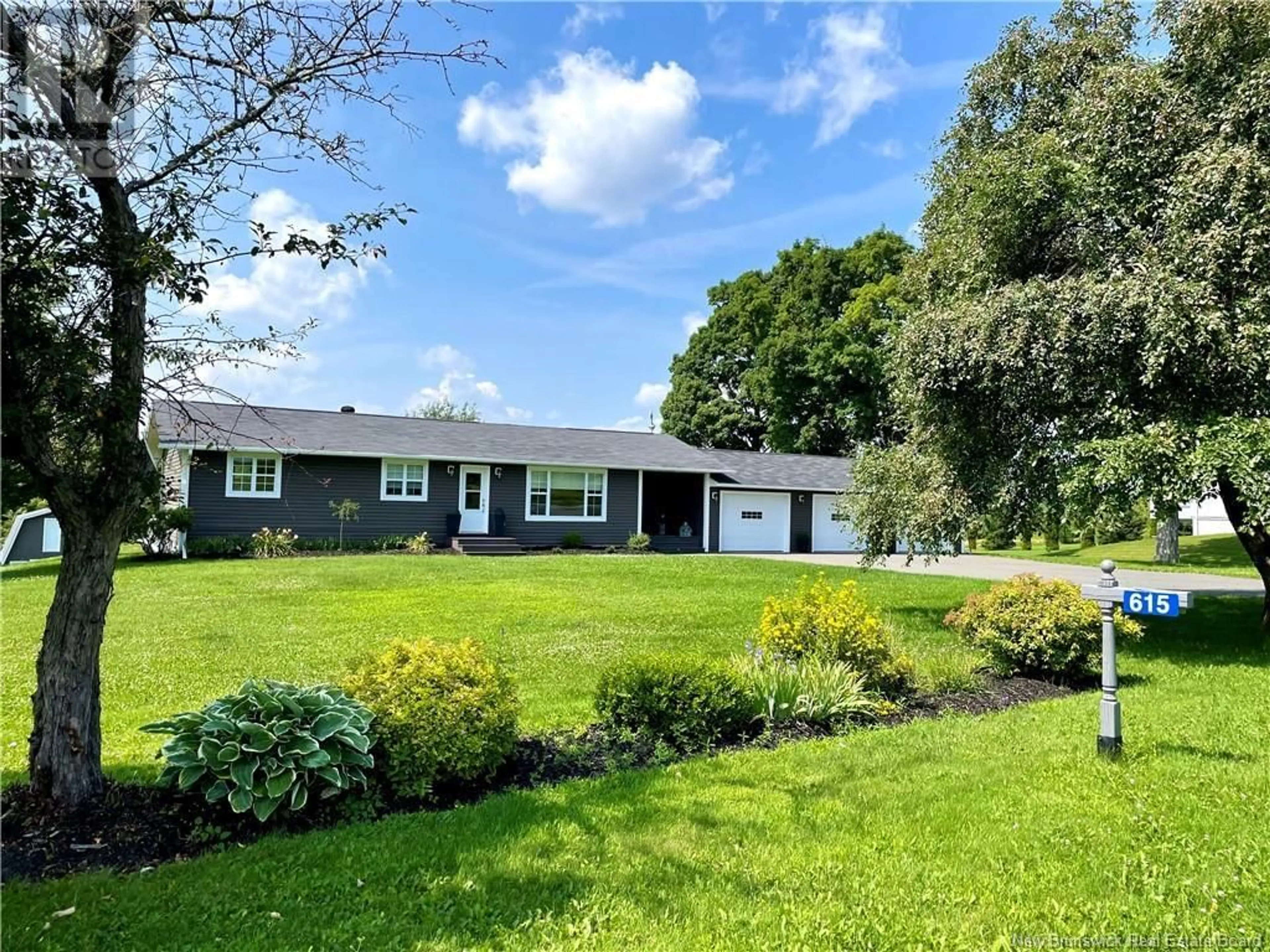 A pic from outside/outdoor area/front of a property/back of a property/a pic from drone, water/lake/river/ocean view for 615 ROCKLAND ROAD, Rockland New Brunswick E7P1G4