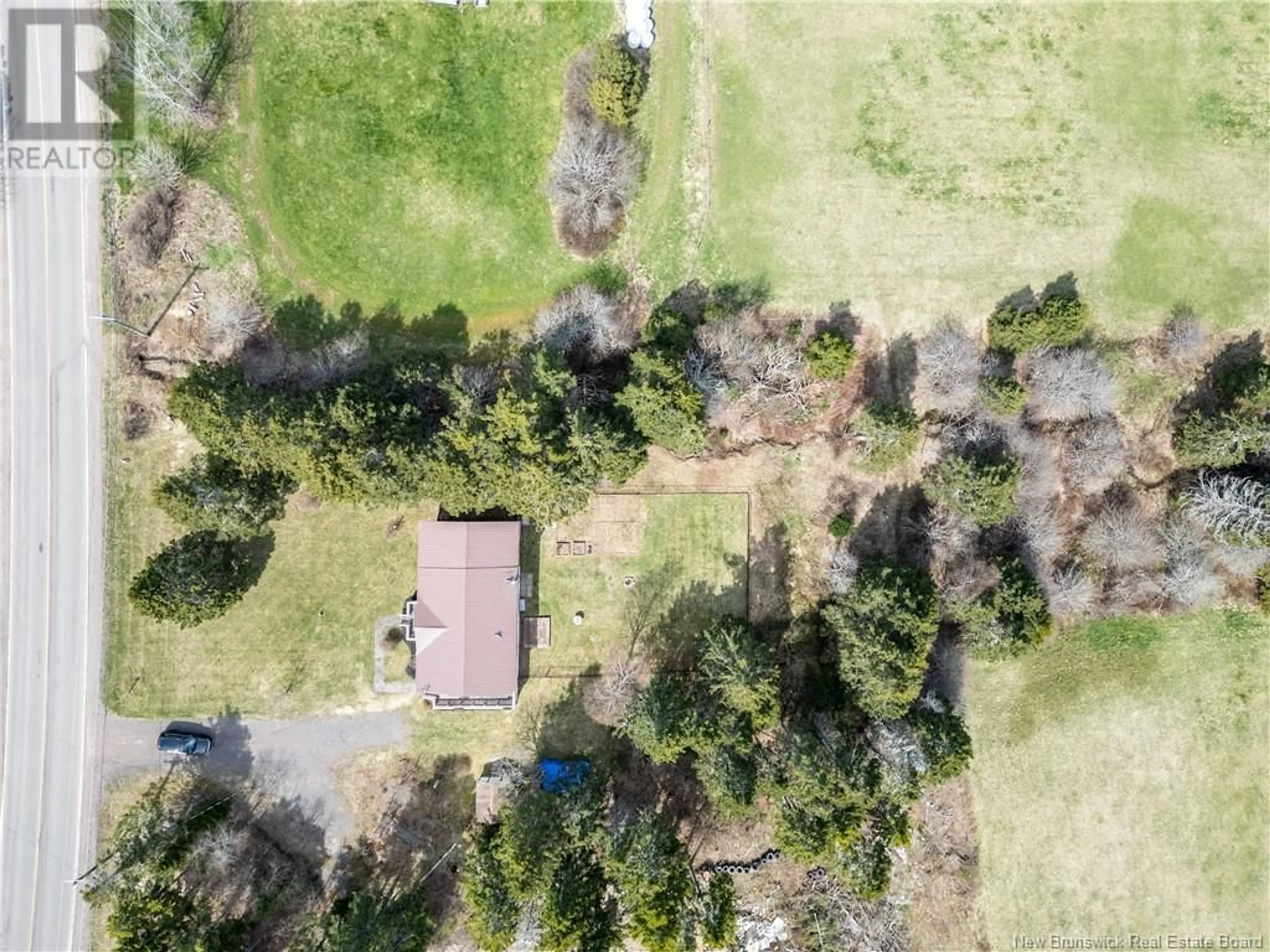 A pic from outside/outdoor area/front of a property/back of a property/a pic from drone, forest/trees view for 4071 ROUTE 114, Hopewell Cape New Brunswick E4H3J3