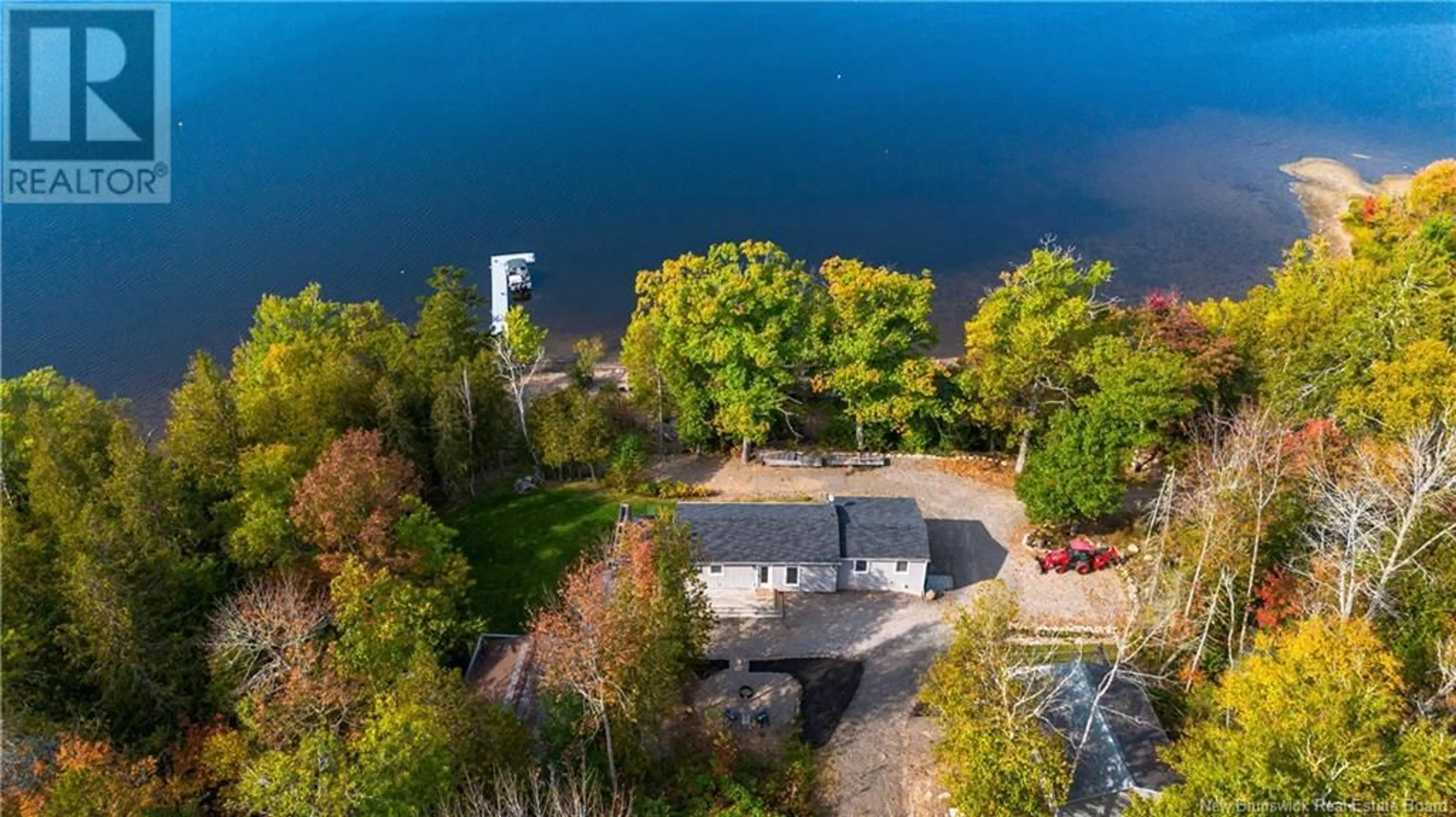 A pic from outside/outdoor area/front of a property/back of a property/a pic from drone, water/lake/river/ocean view for 2699 ROUTE 845, Carters Point New Brunswick E5S1S2