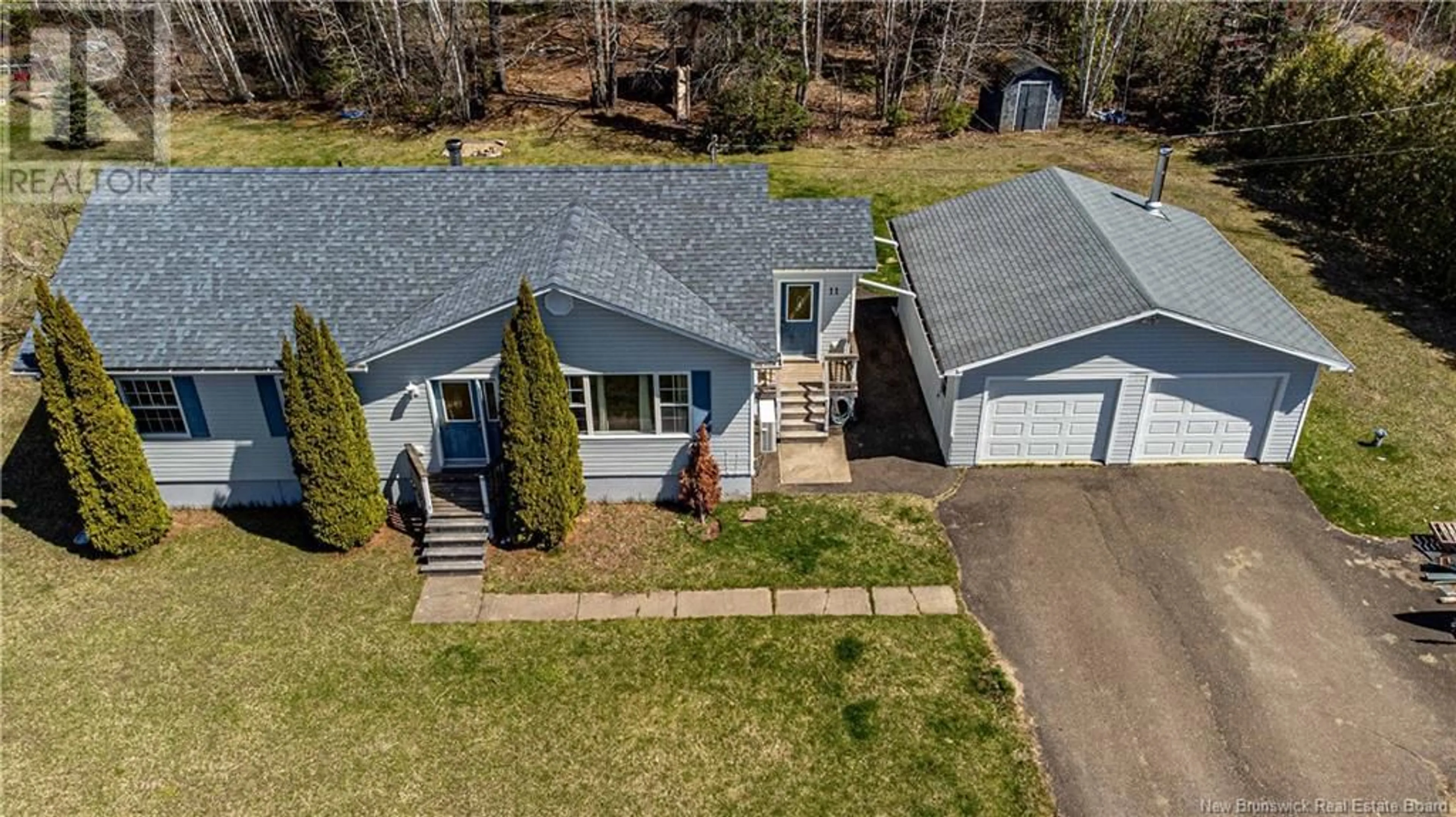 A pic from outside/outdoor area/front of a property/back of a property/a pic from drone, street for 11 BRADLEY STREET, Burton New Brunswick E2V3L3