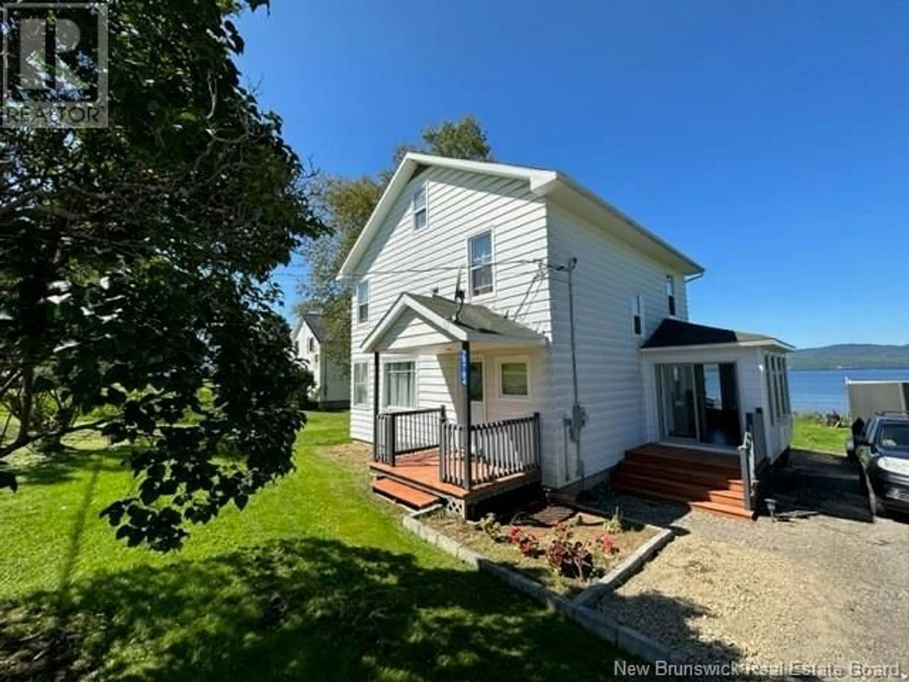 A pic from outside/outdoor area/front of a property/back of a property/a pic from drone, street for 29784 134 ROUTE, Dalhousie Junction New Brunswick E3N6A6