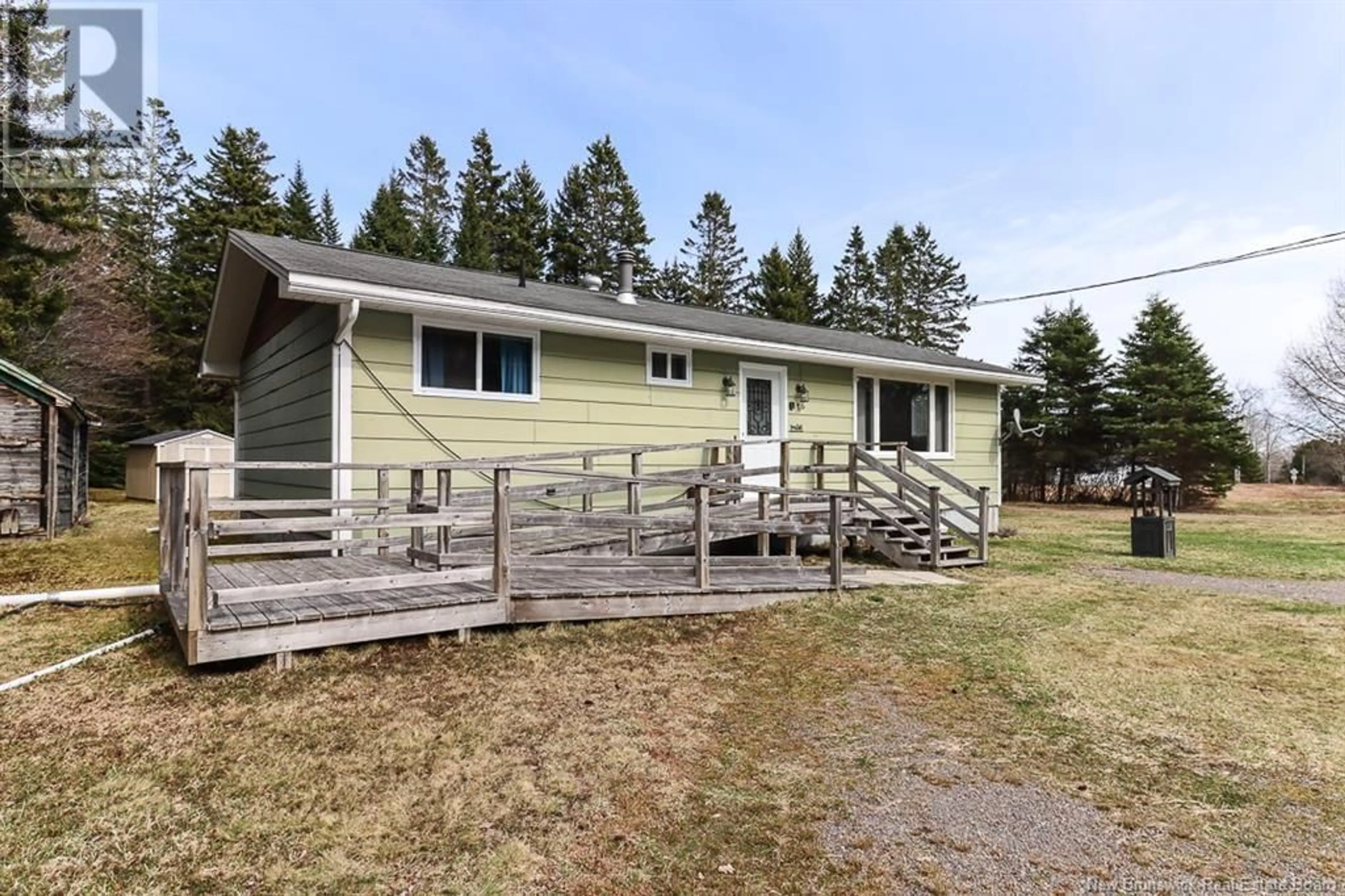 A pic from outside/outdoor area/front of a property/back of a property/a pic from drone, unknown for 66 VAUGHAN CREEK ROAD, Orange Hill New Brunswick E5R1H3