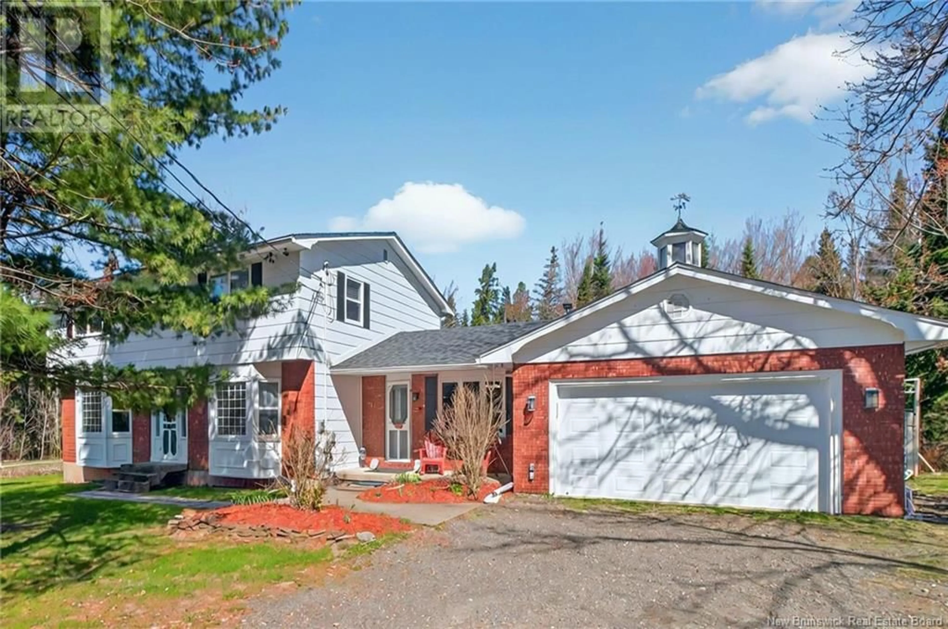 Home with vinyl exterior material, street for 1731 ROUTE 112, Upper Coverdale New Brunswick E1J1Y2