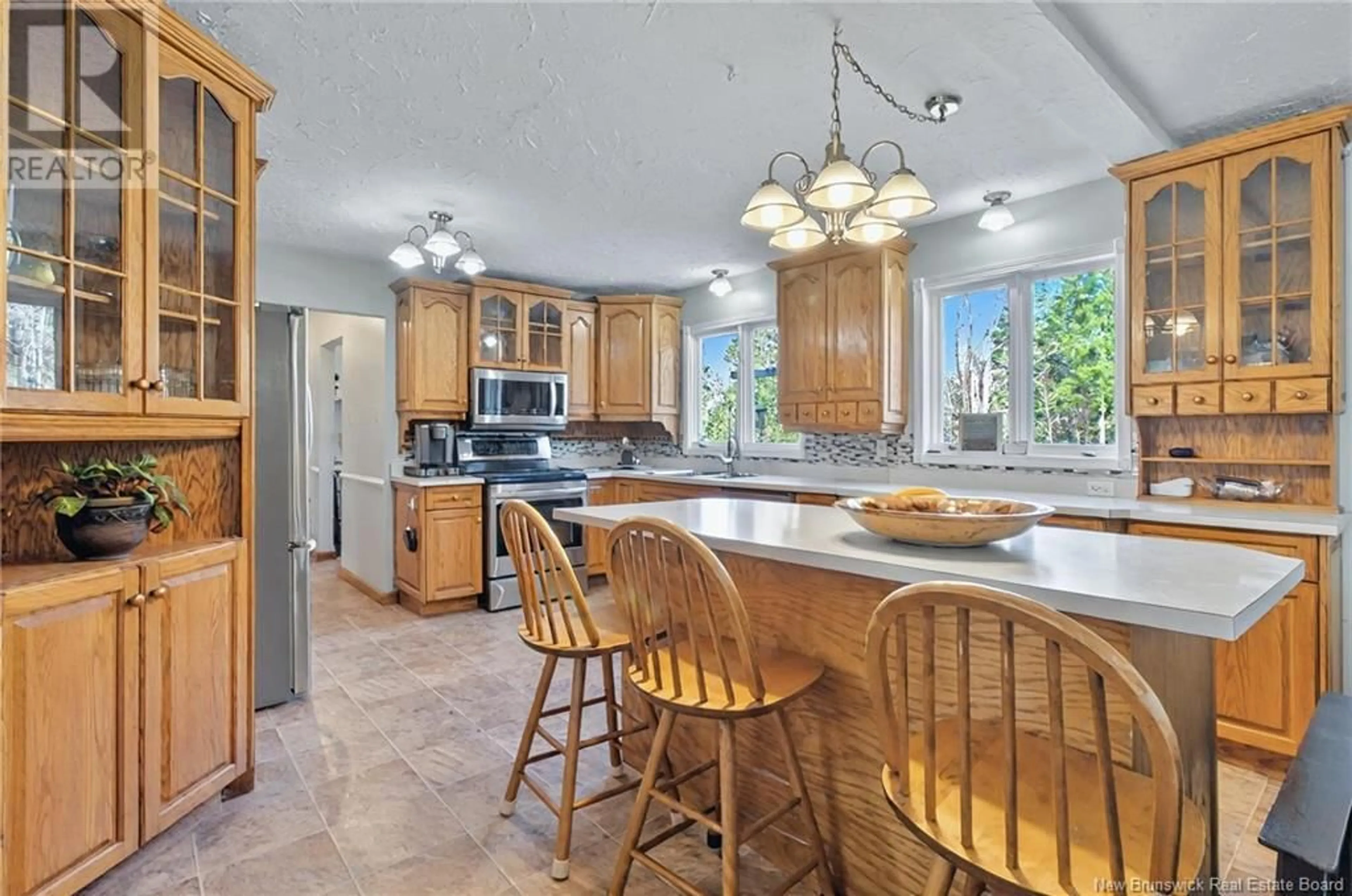 Open concept kitchen, ceramic/tile floor for 1731 ROUTE 112, Upper Coverdale New Brunswick E1J1Y2