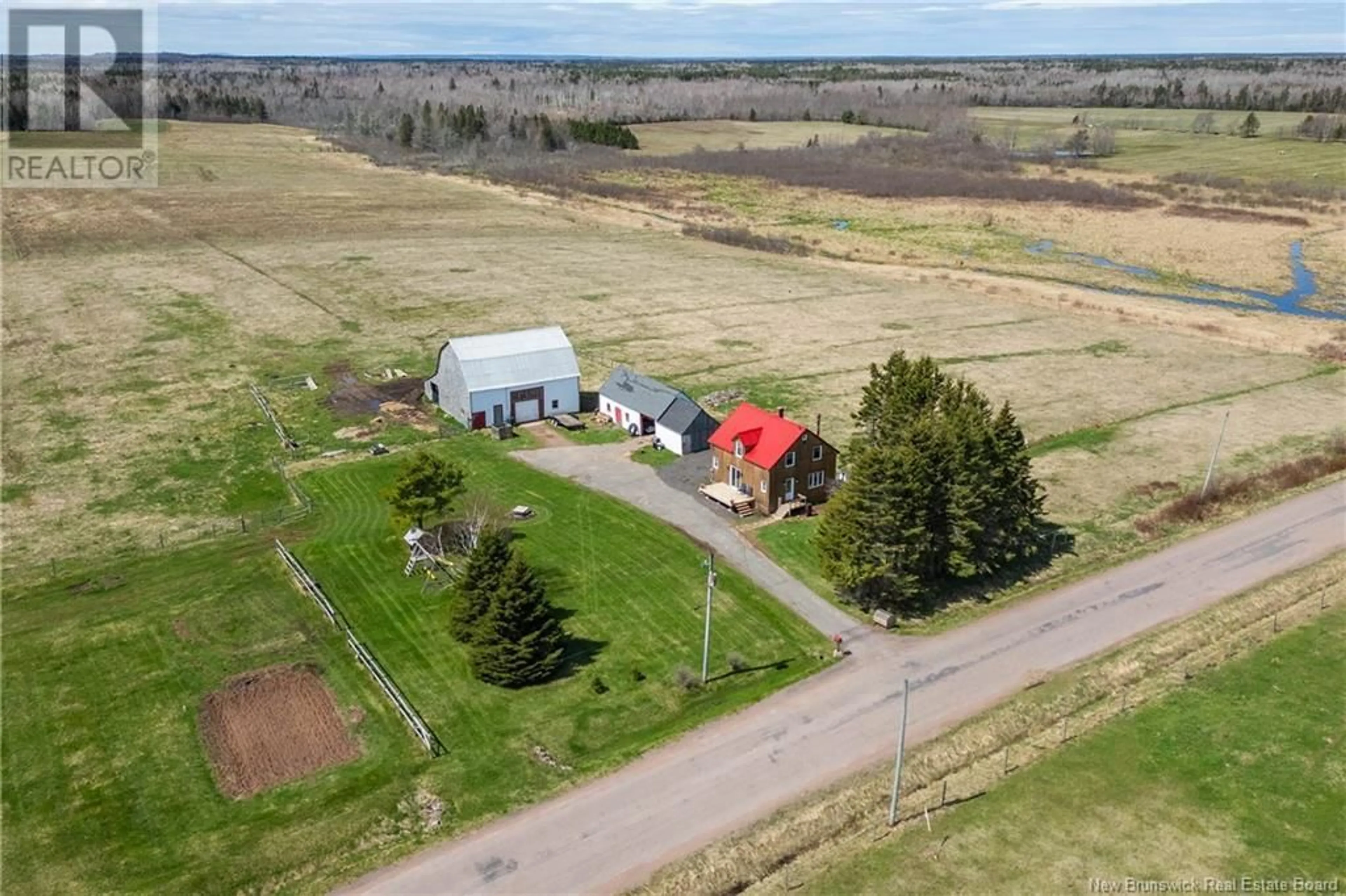 A pic from outside/outdoor area/front of a property/back of a property/a pic from drone, building for 98 COBURG ROAD, Coburg New Brunswick E4M1M7