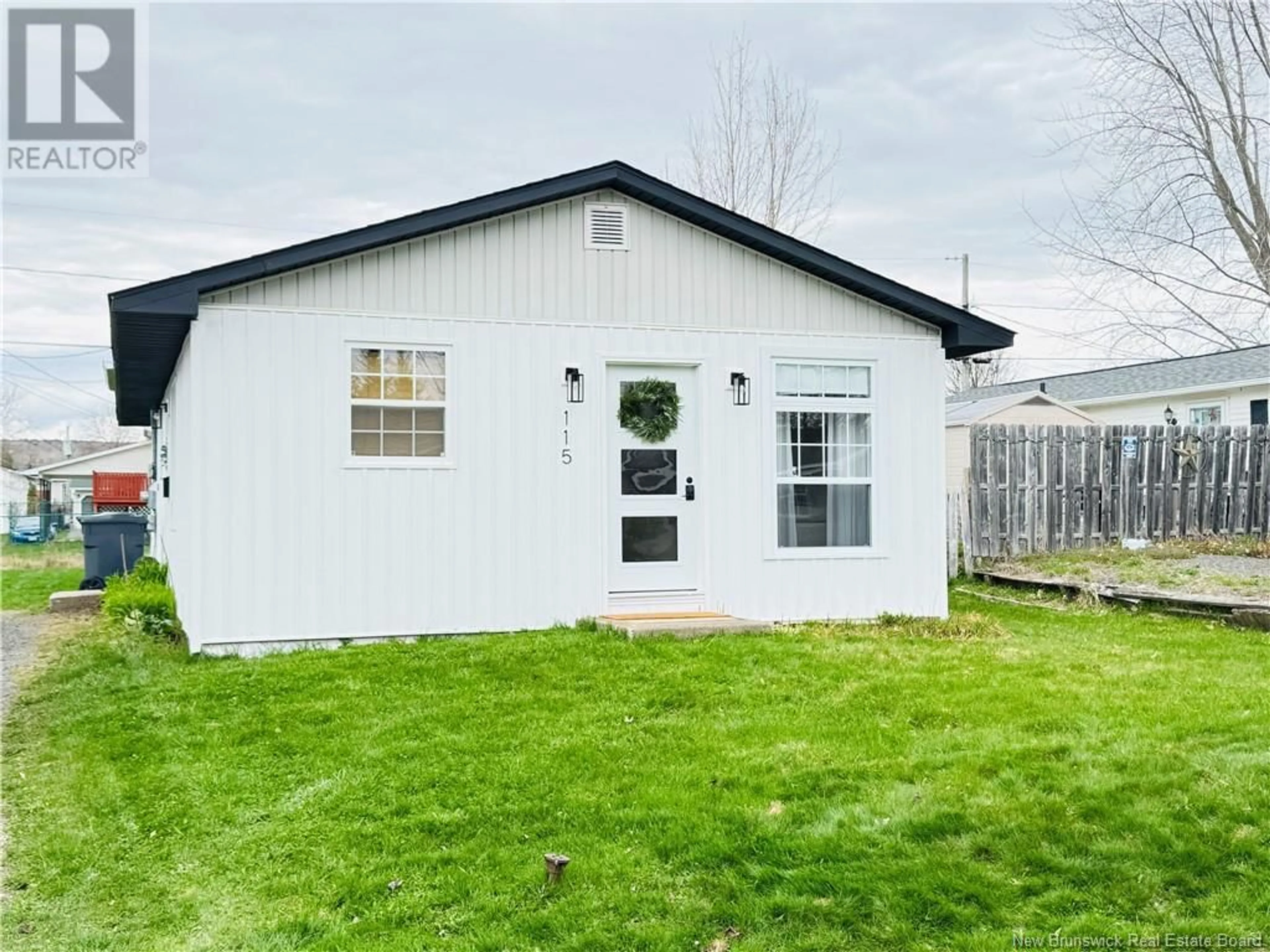 Home with vinyl exterior material, street for 115 STAIRS STREET, Fredericton New Brunswick E3G5V6