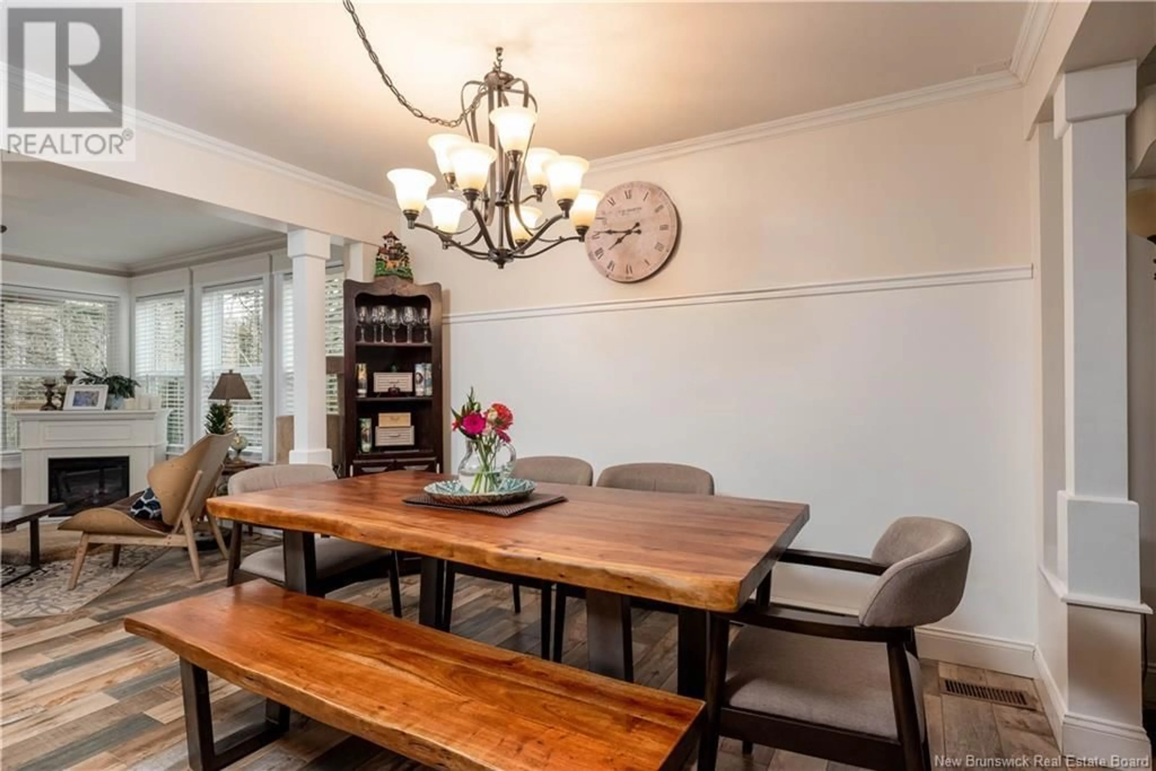 Dining room, wood/laminate floor for 466 DOVER ROAD, Dieppe New Brunswick E1A7L6