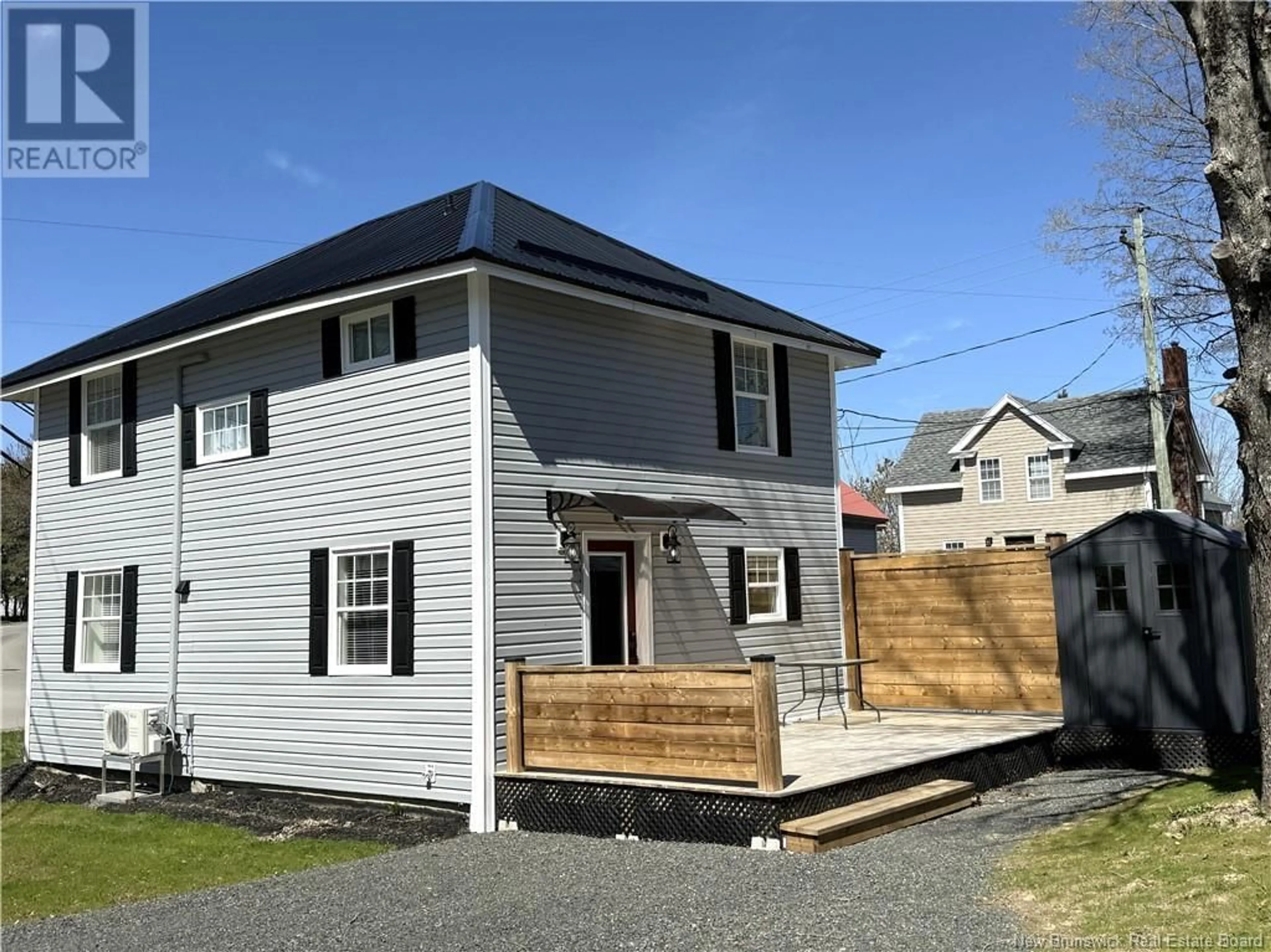 Home with vinyl exterior material, street for 337 MILLTOWN BOULEVARD, St. Stephen New Brunswick E3L1J3