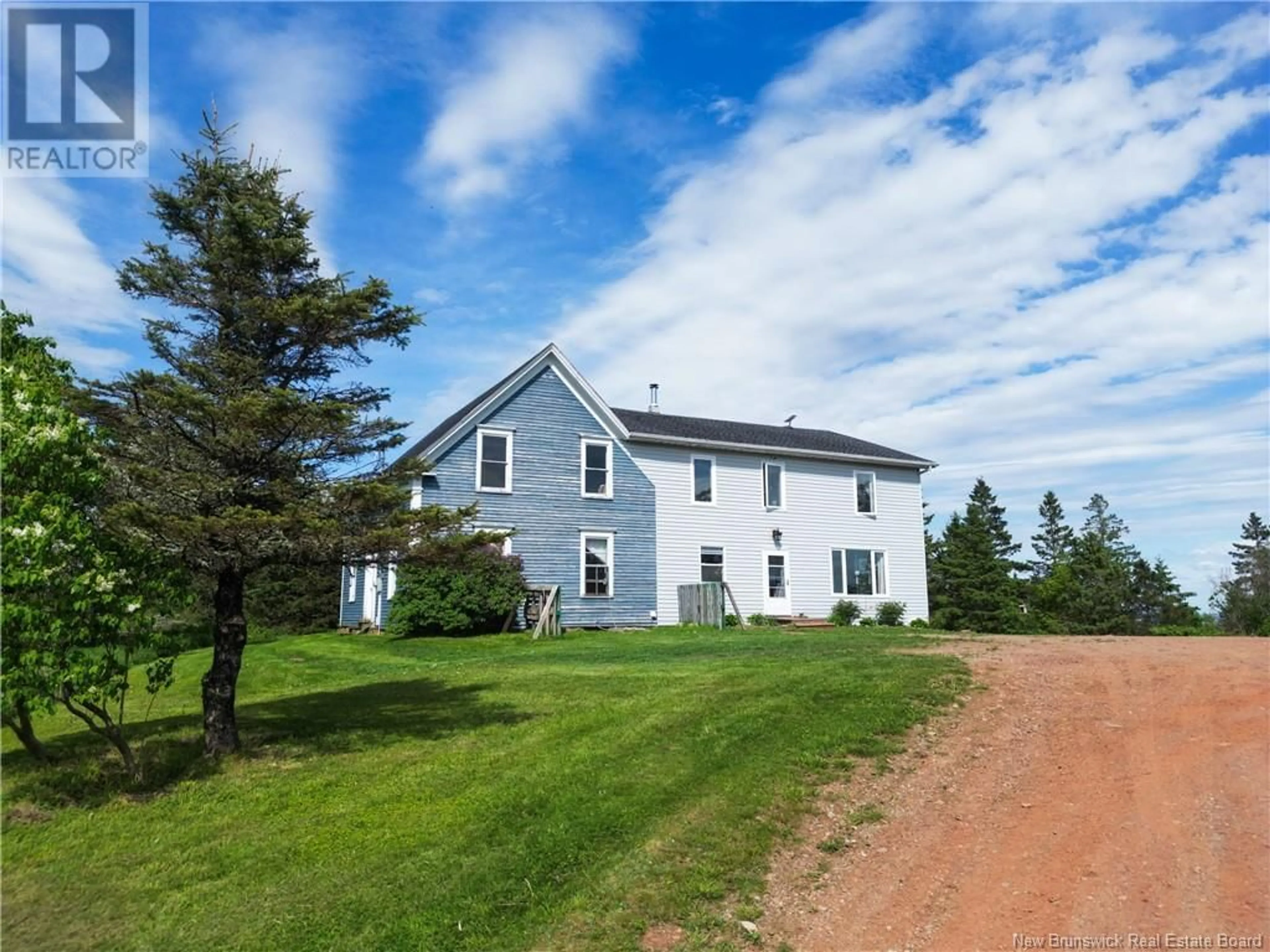 A pic from outside/outdoor area/front of a property/back of a property/a pic from drone, unknown for 899 ROUTE 915, New Horton New Brunswick E4H3S9