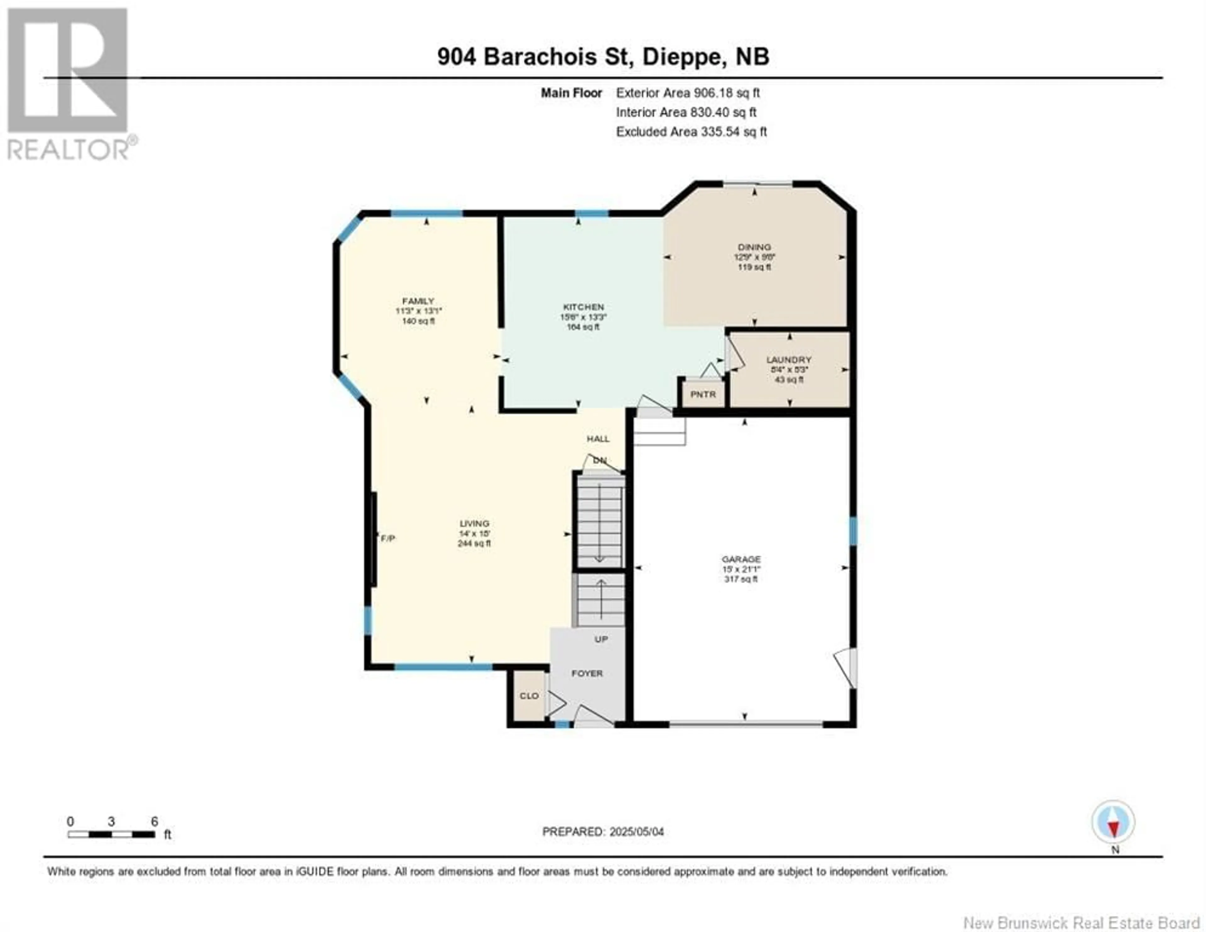 Floor plan for 904 BARACHOIS STREET, Dieppe New Brunswick E1A6X5