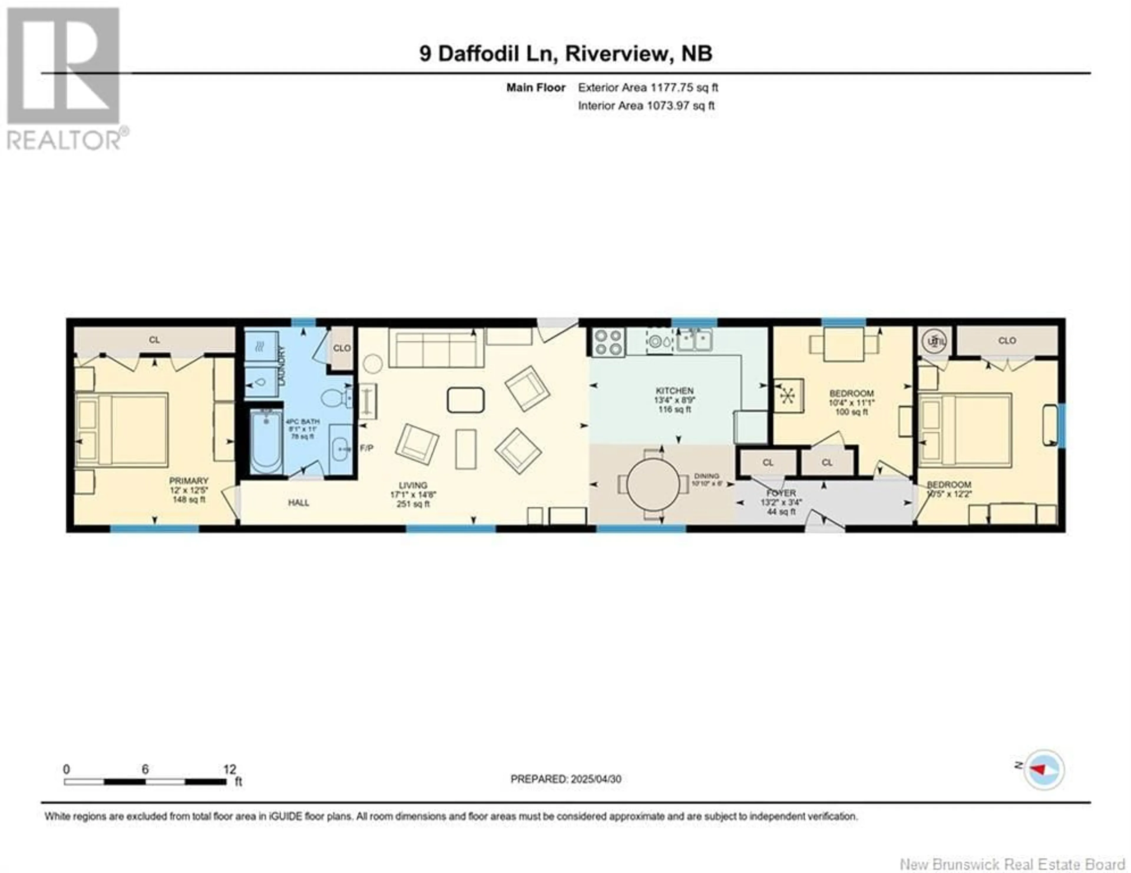 Floor plan for 9 DAFFODIL LANE, Riverview New Brunswick E1B4Z2