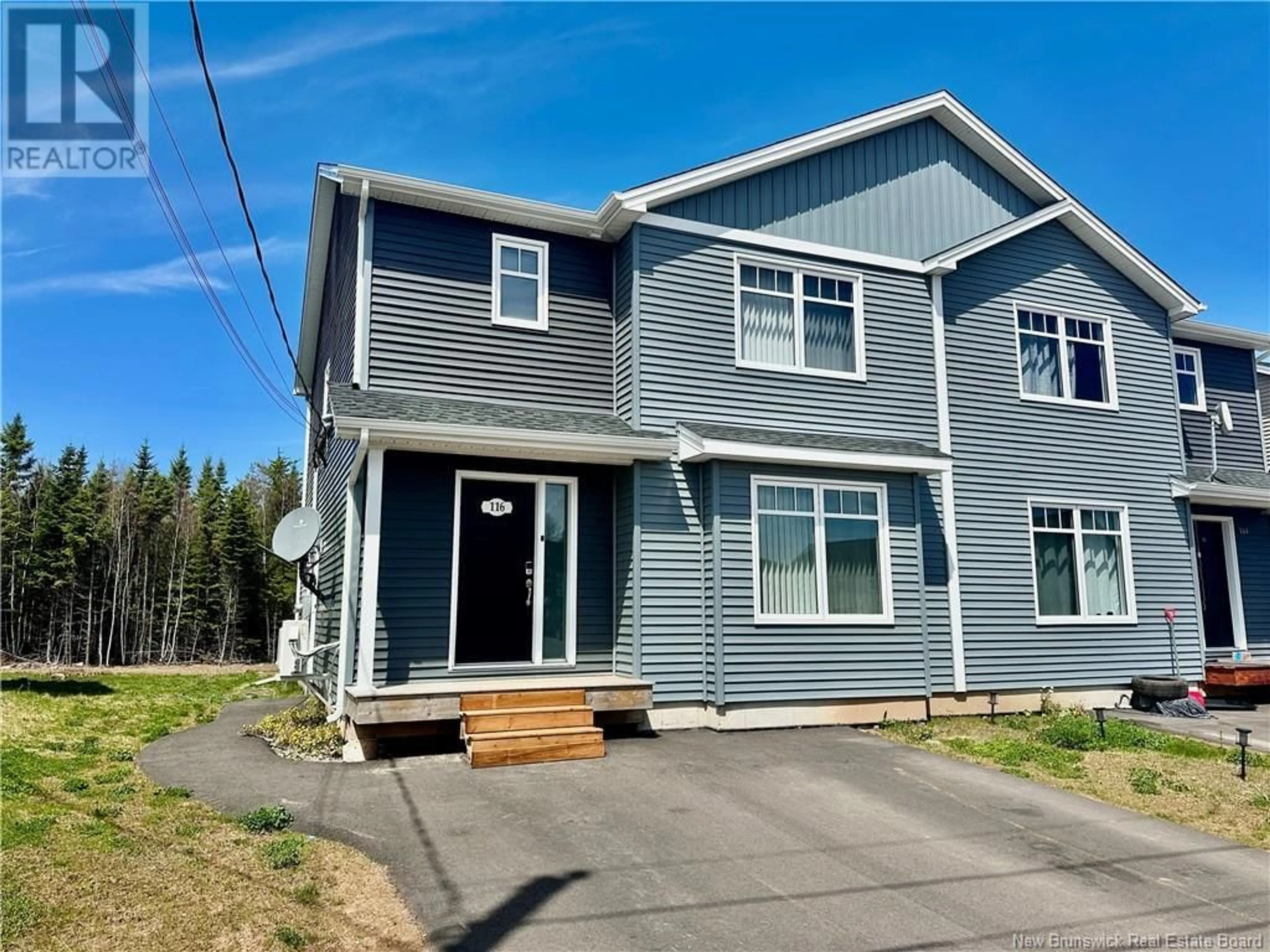Home with vinyl exterior material, street for 116 NEWCOMBE DRIVE, Moncton New Brunswick E1A9V4
