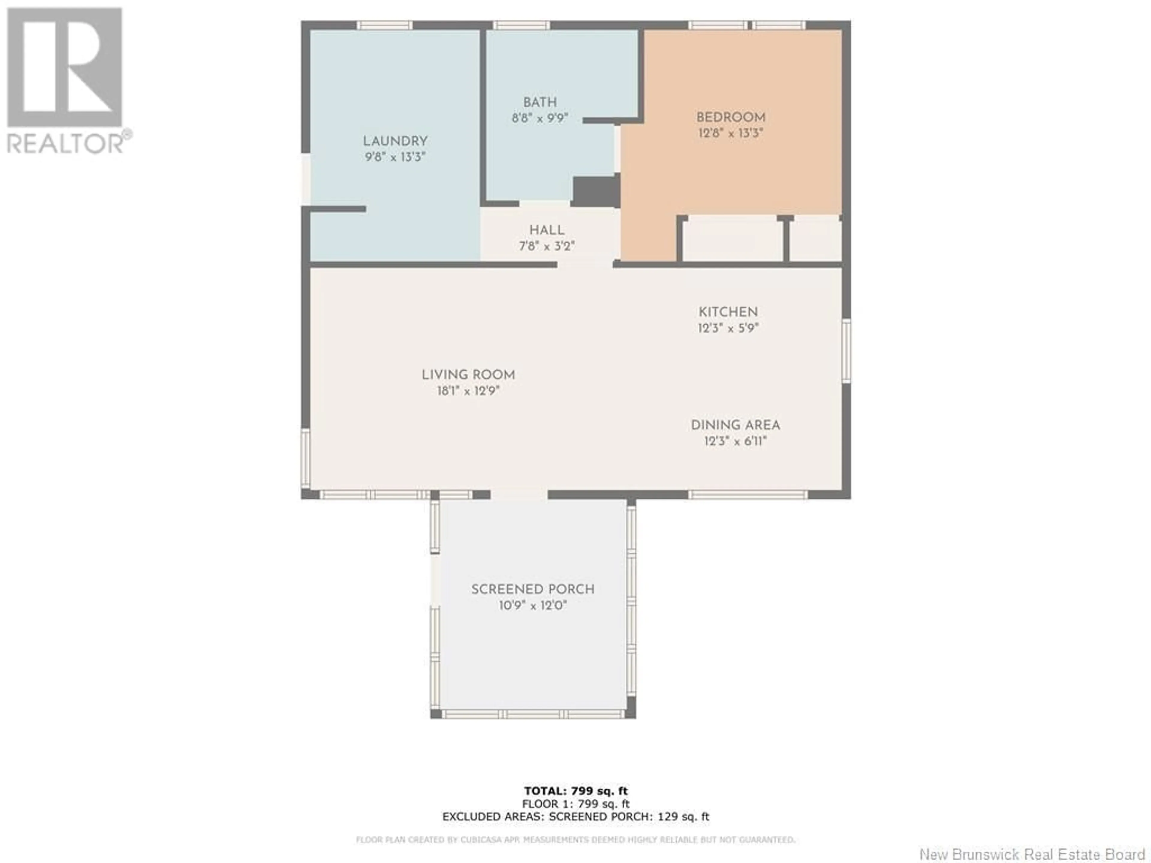 Floor plan for 298 CHEMIN DE LA COTE, Grande-Digue New Brunswick E4R4C3
