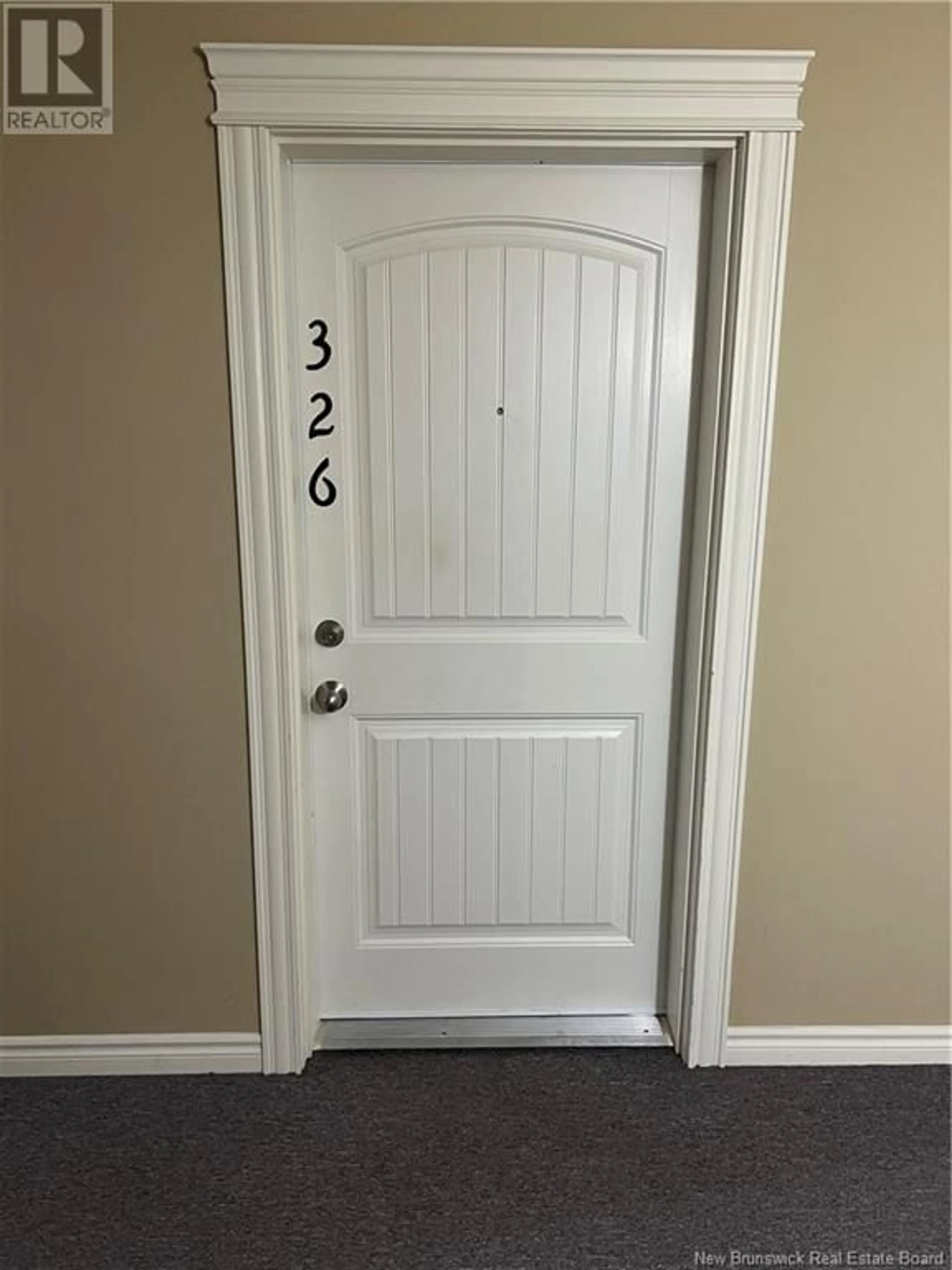 Indoor entryway for 326 - 130 LIAN STREET, Fredericton New Brunswick E3C0G4