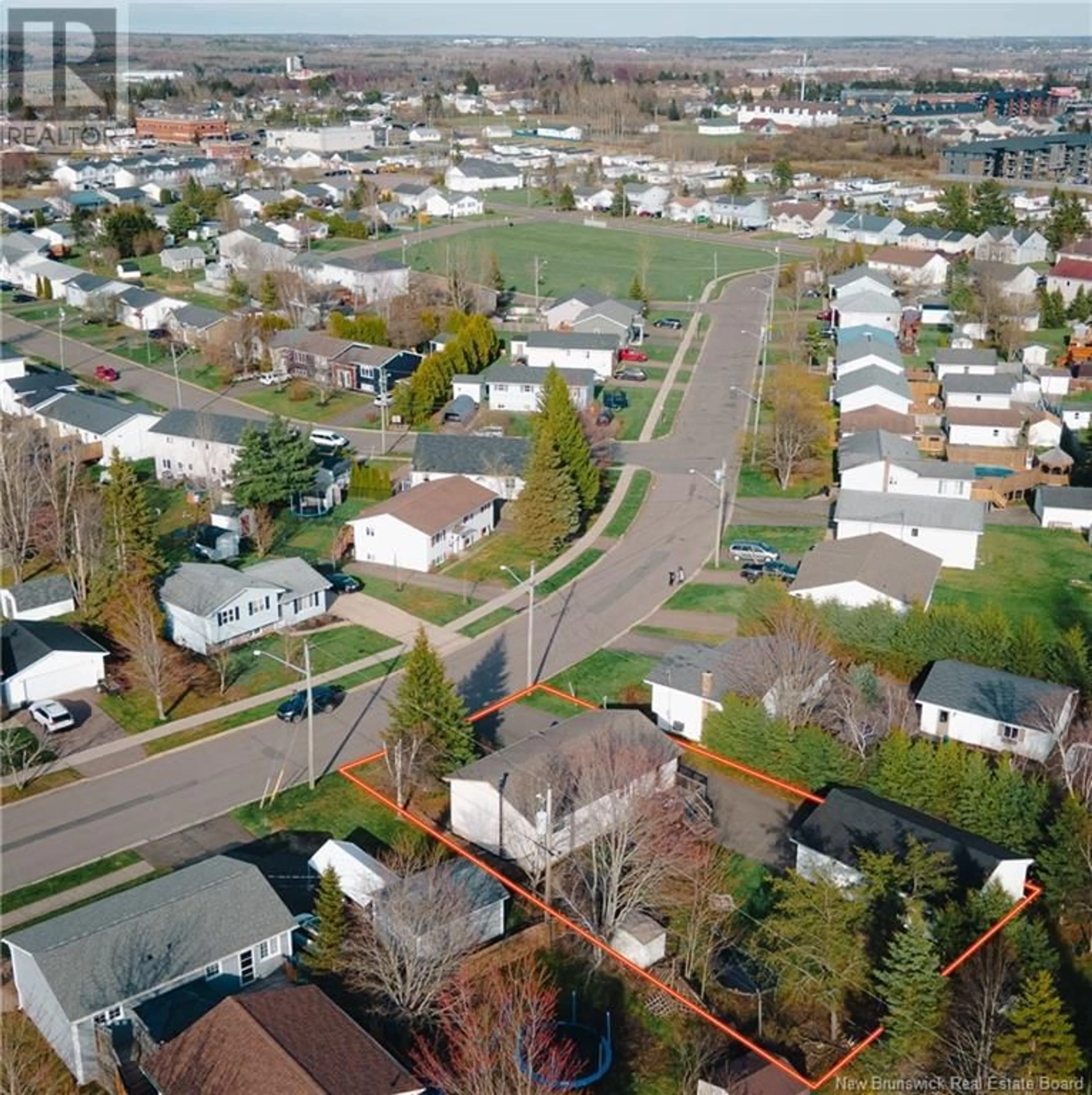A pic from outside/outdoor area/front of a property/back of a property/a pic from drone, street for 158 LOGAN LANE, Moncton New Brunswick E1G1N5