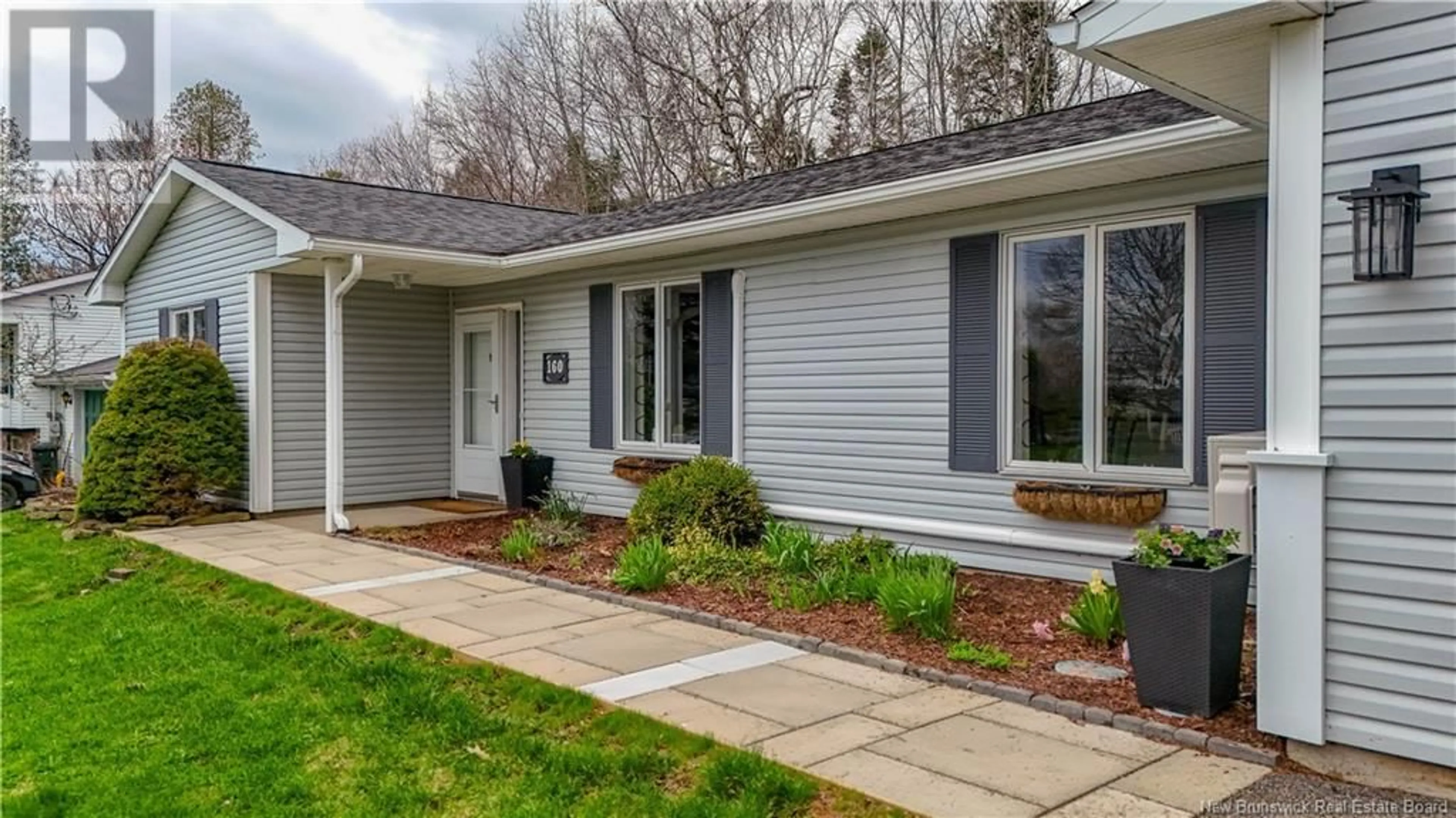 Home with vinyl exterior material, street for 160 ATKINSON LANE, New Maryland New Brunswick E3C1J7