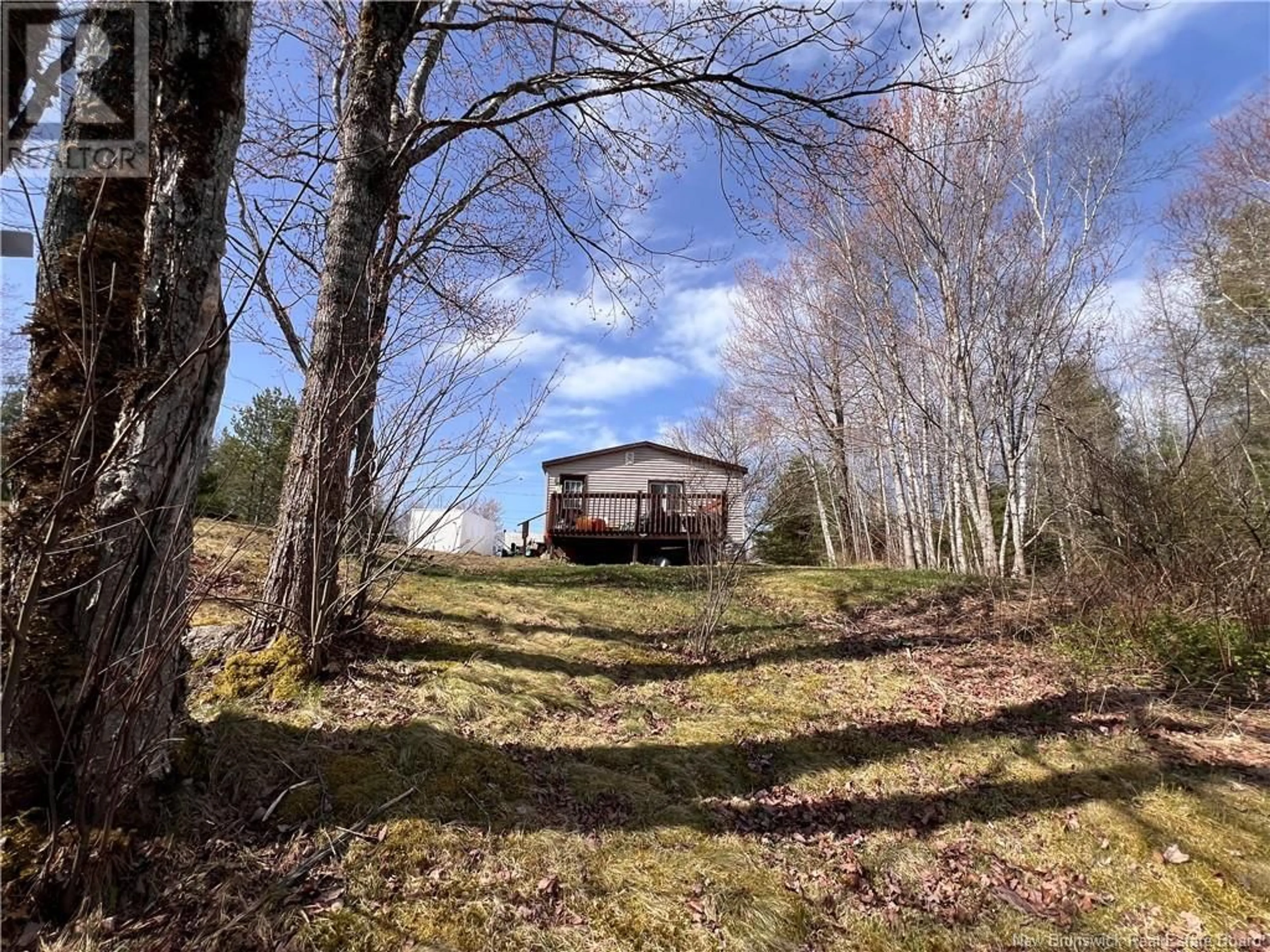 A pic from outside/outdoor area/front of a property/back of a property/a pic from drone, forest/trees view for 764 ROUTE 735, Mayfield New Brunswick E3L5G7