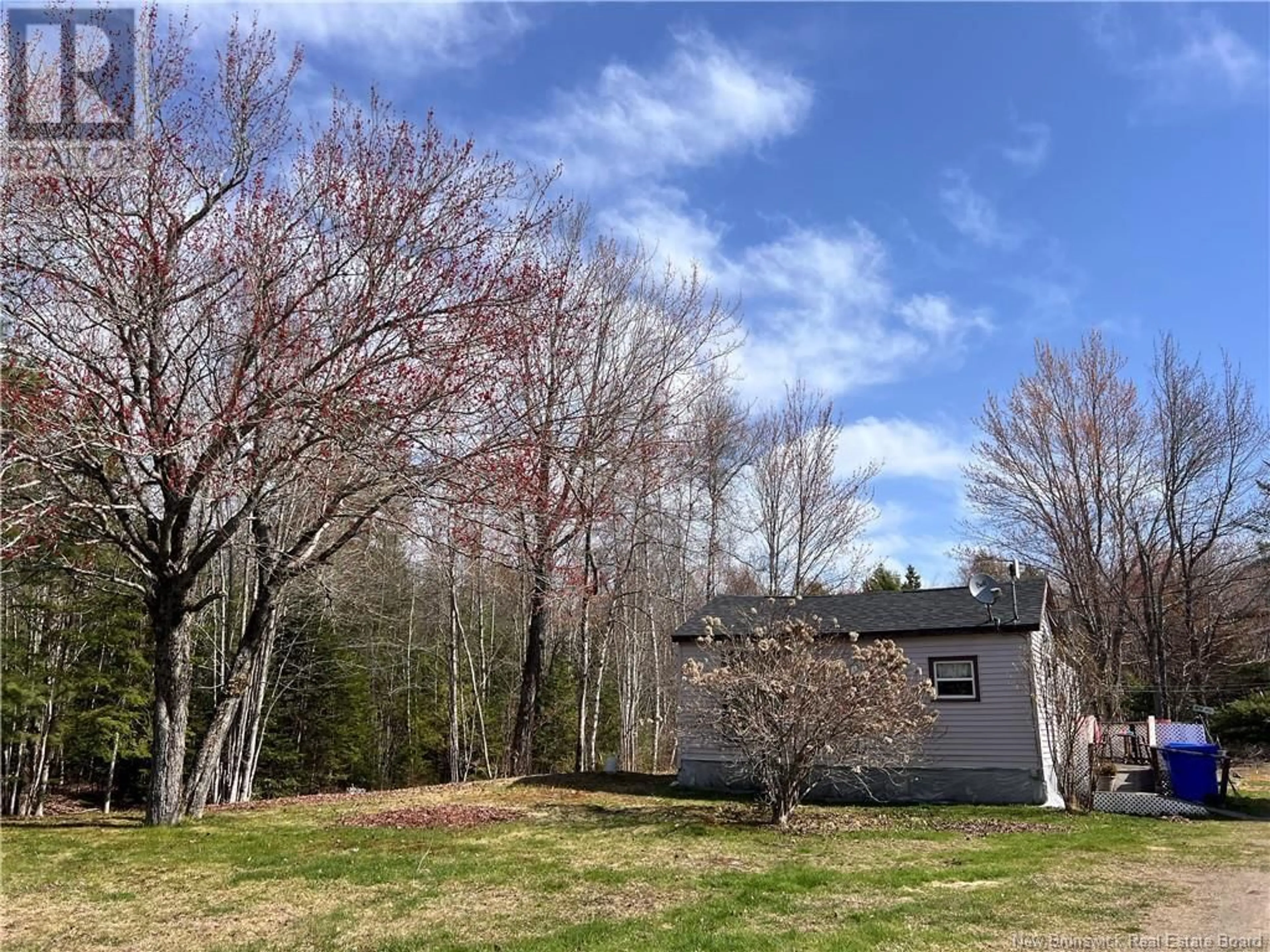 A pic from outside/outdoor area/front of a property/back of a property/a pic from drone, forest/trees view for 764 ROUTE 735, Mayfield New Brunswick E3L5G7
