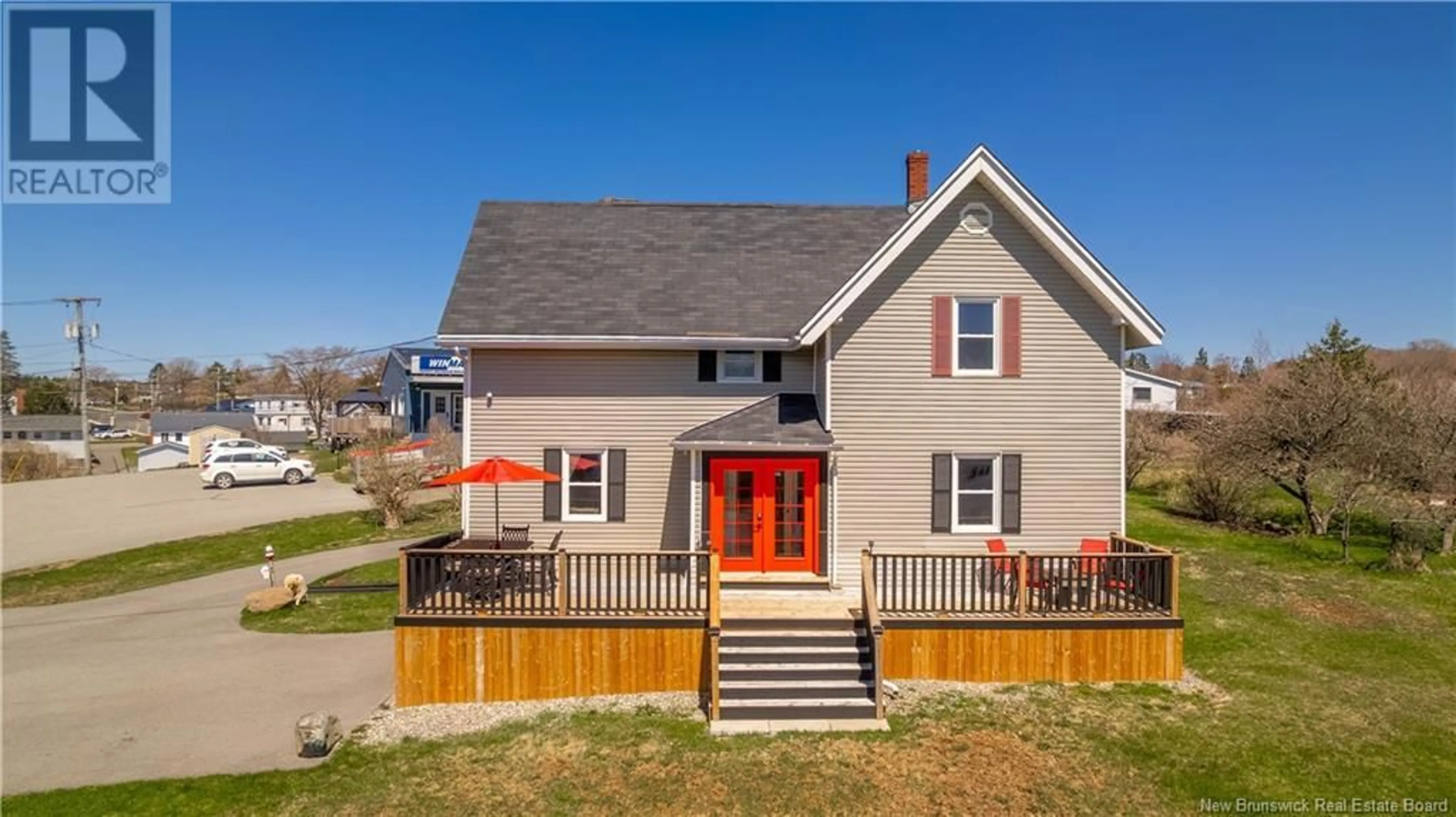 Home with vinyl exterior material, street for 4 KEYSTONE PLACE, Saint John New Brunswick E2J3S1