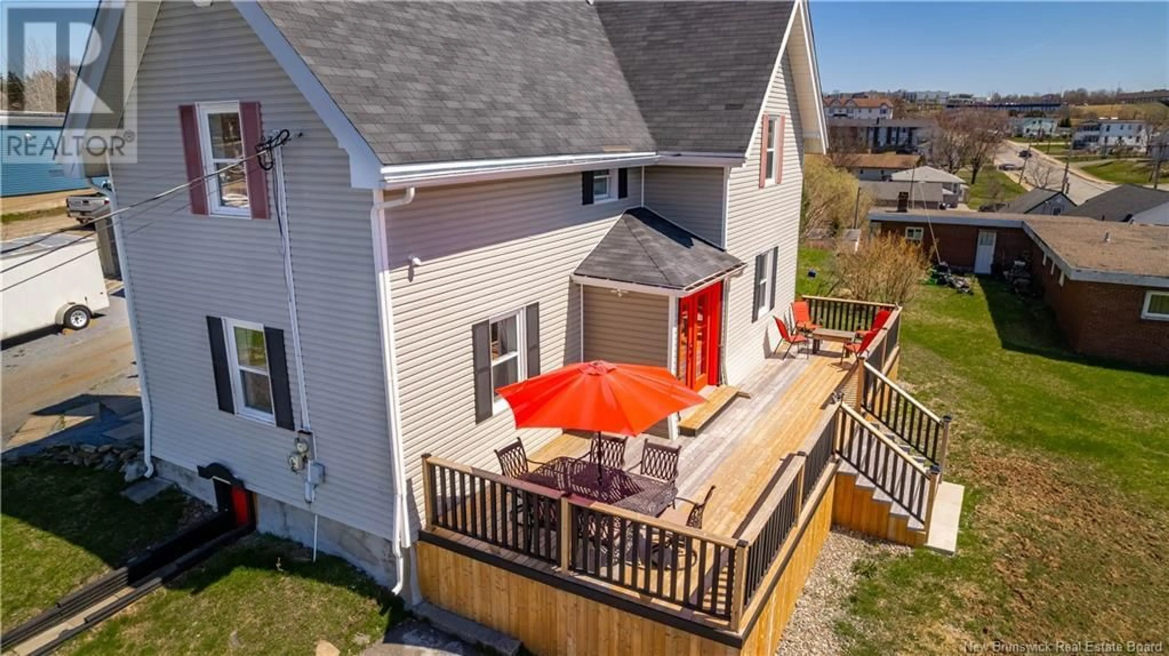 A pic from outside/outdoor area/front of a property/back of a property/a pic from drone, unknown for 4 KEYSTONE PLACE, Saint John New Brunswick E2J3S1