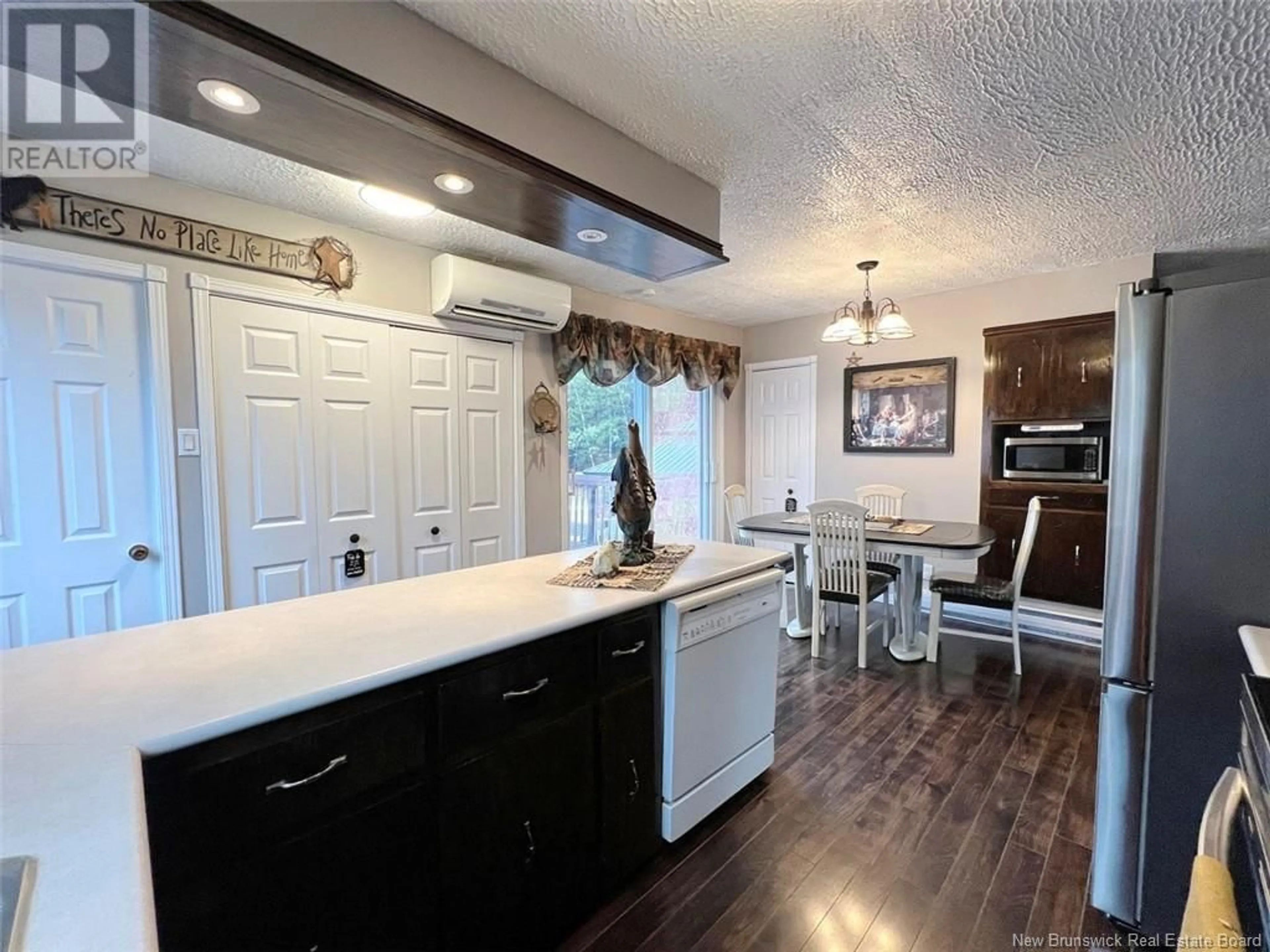 Open concept kitchen, wood/laminate floor for 108 SMITH ROAD, Saint-Basile New Brunswick E7C2J5