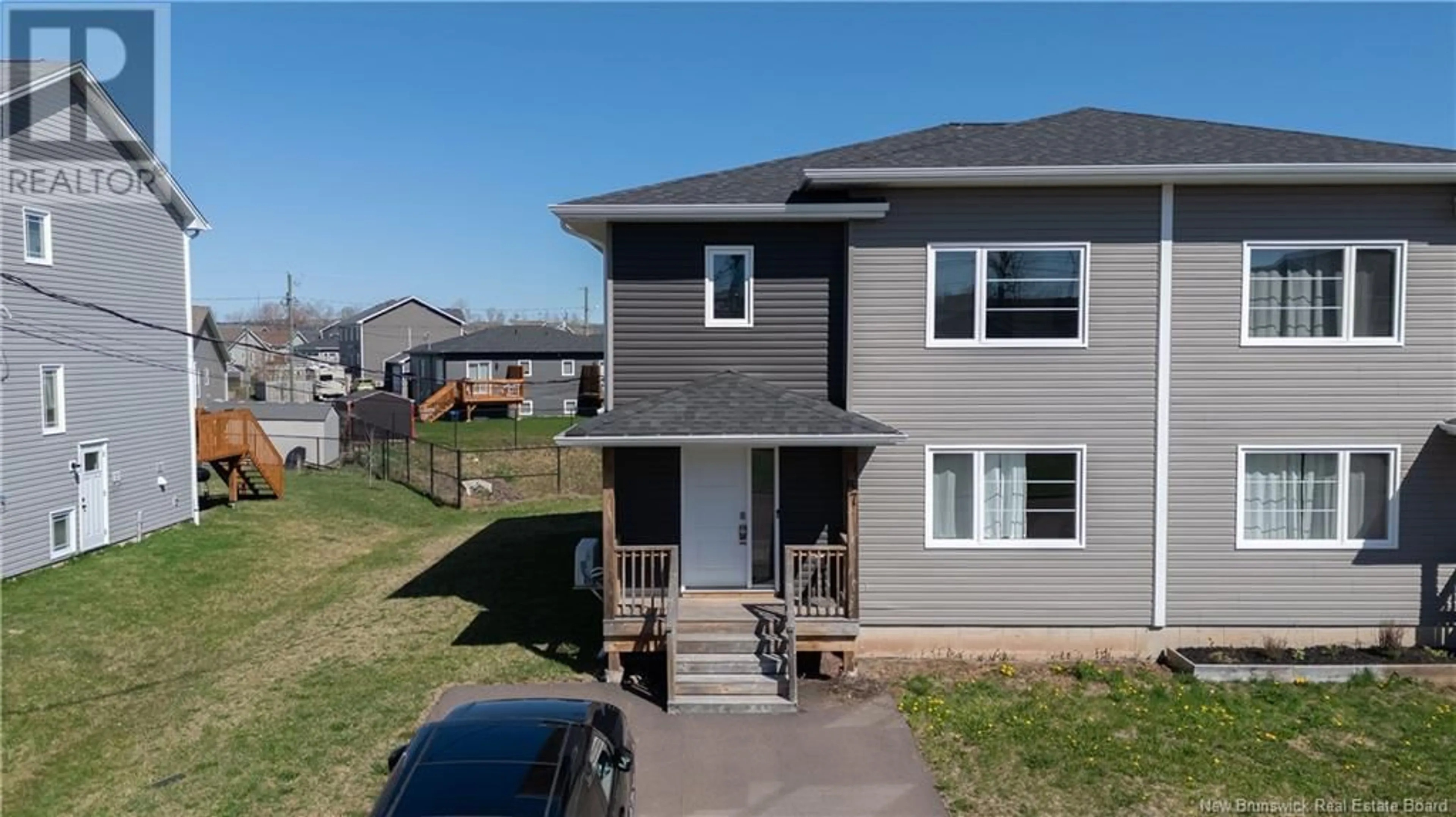 A pic from outside/outdoor area/front of a property/back of a property/a pic from drone, street for 57 HOLLAND DRIVE, Moncton New Brunswick E1G0X5