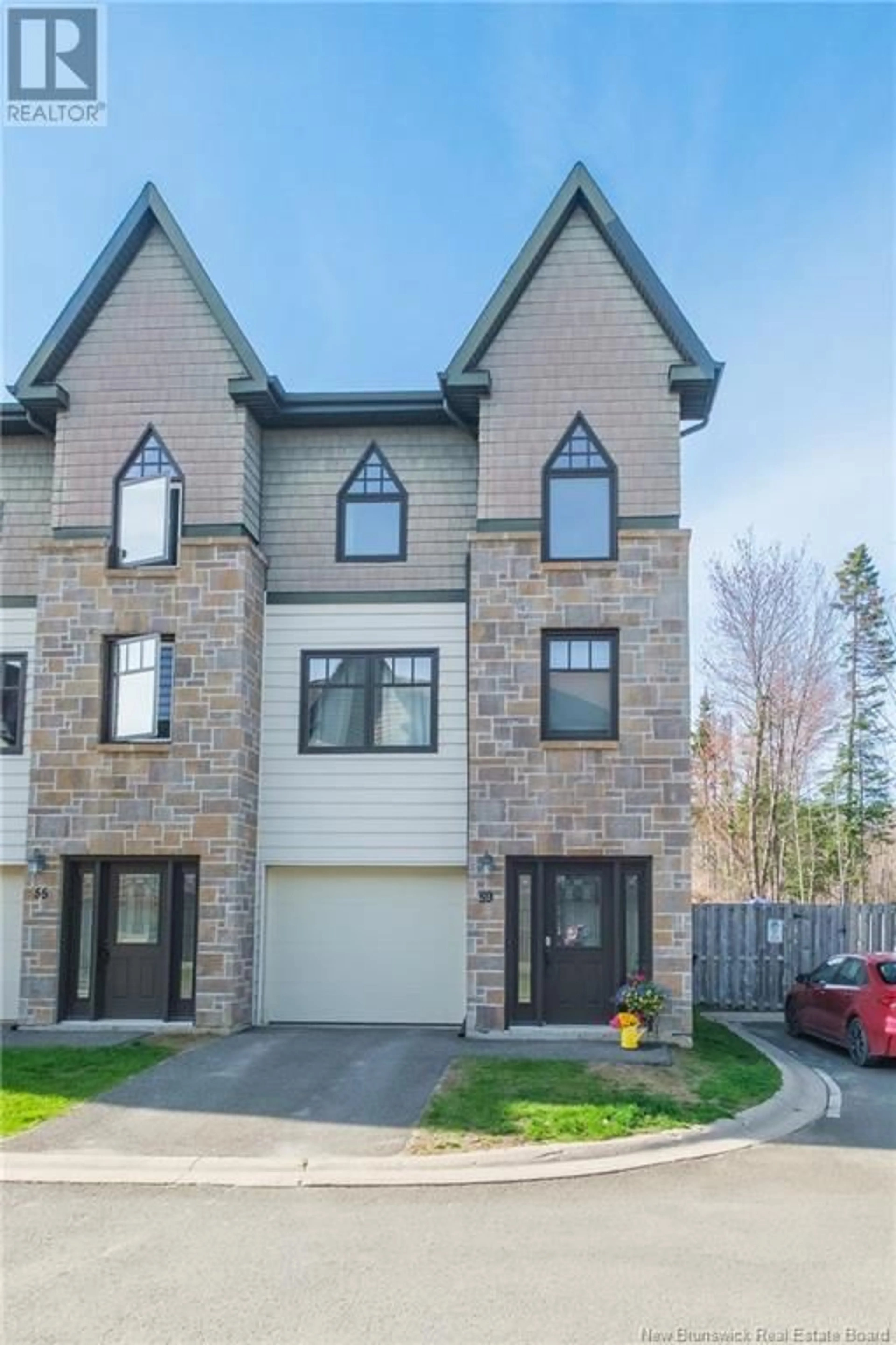 Home with brick exterior material, street for 59 BROWNSTONE LANE, Fredericton New Brunswick E3A7M4