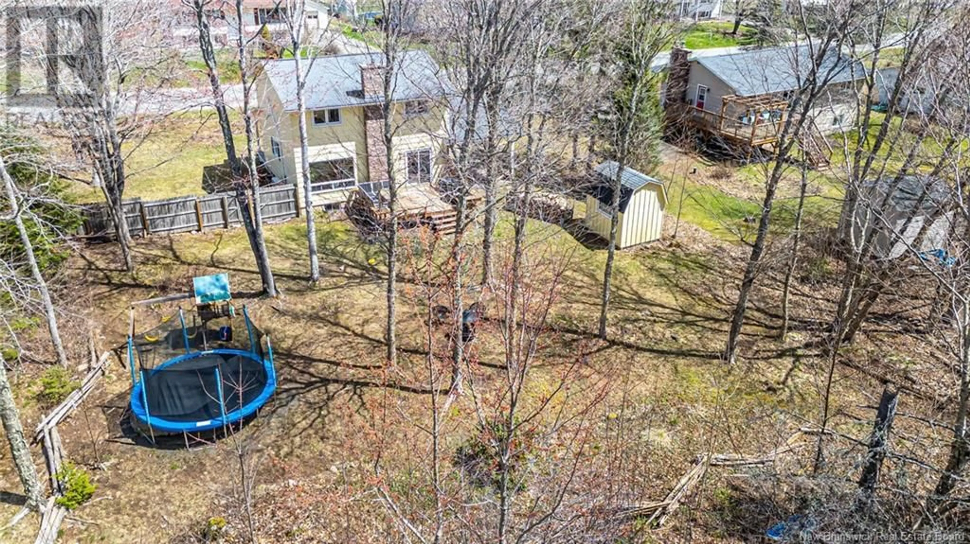 A pic from outside/outdoor area/front of a property/back of a property/a pic from drone, forest/trees view for 72 BRADSHAW DRIVE, New Maryland New Brunswick E3A1E5