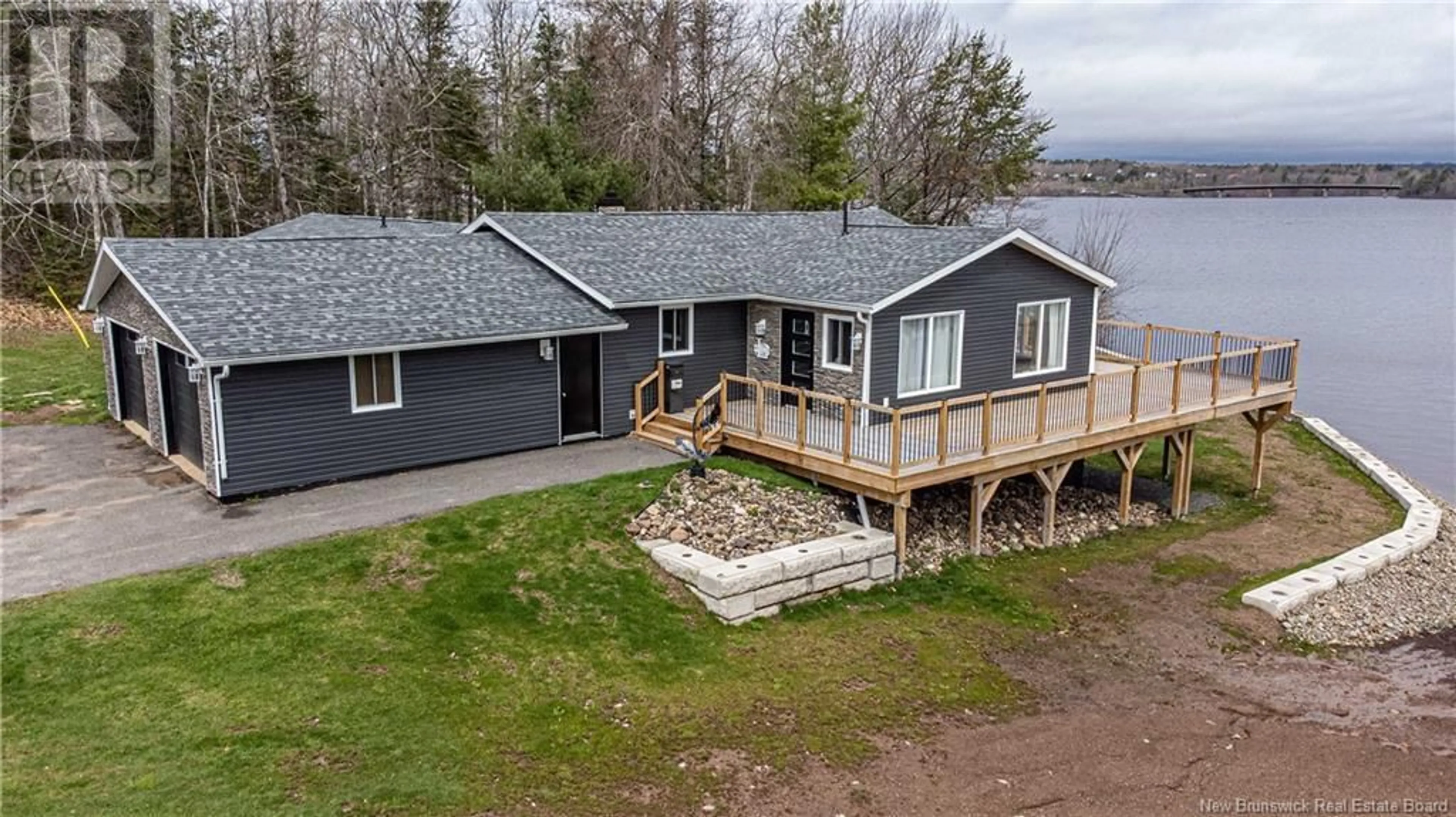 A pic from outside/outdoor area/front of a property/back of a property/a pic from drone, unknown for 56 FOSTER POINT LANE, Cambridge-Narrows New Brunswick E4C4S3
