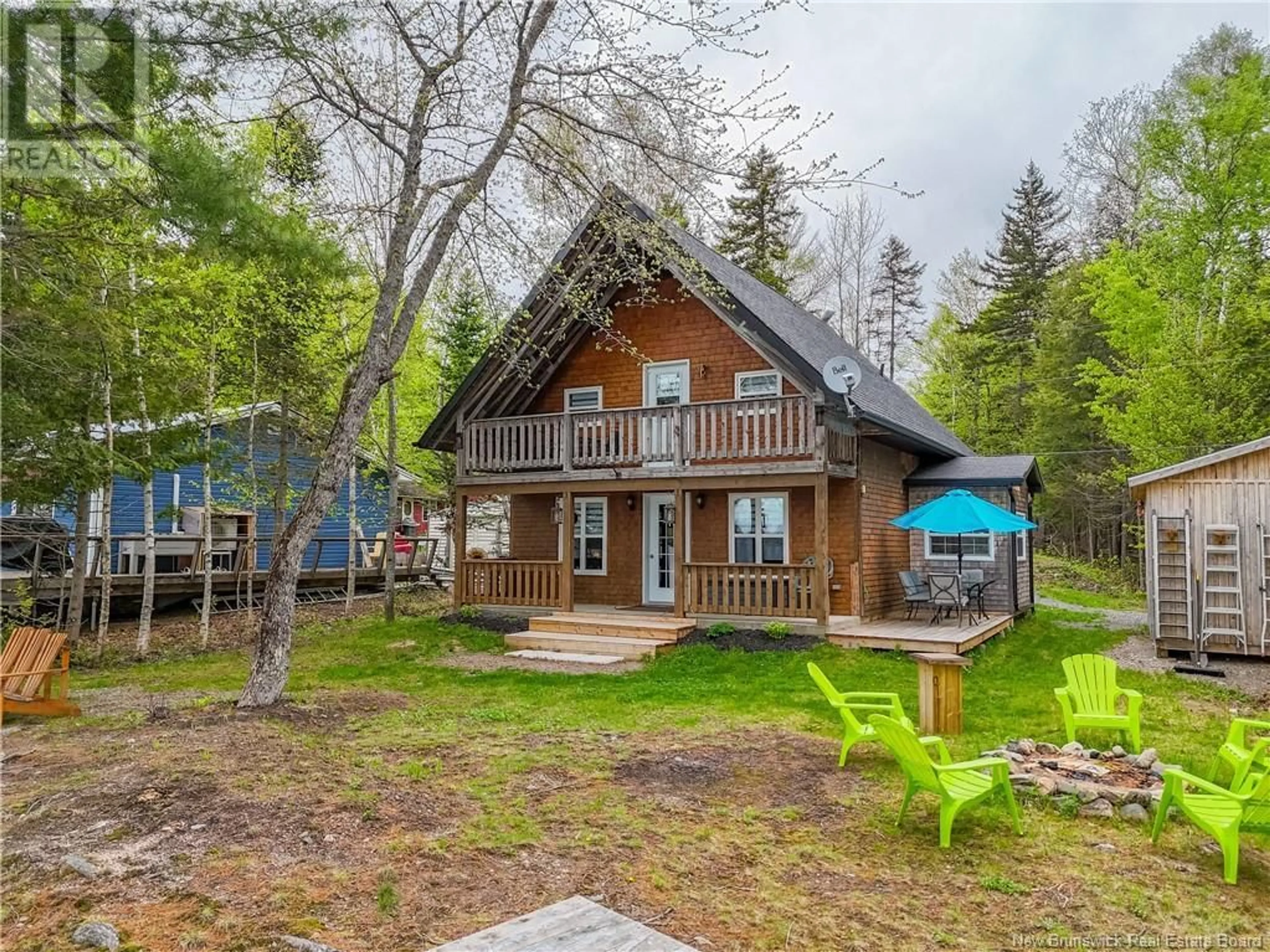 A pic from outside/outdoor area/front of a property/back of a property/a pic from drone, unknown for 205 CARLIN LANE, Dumfries New Brunswick E6G1T1