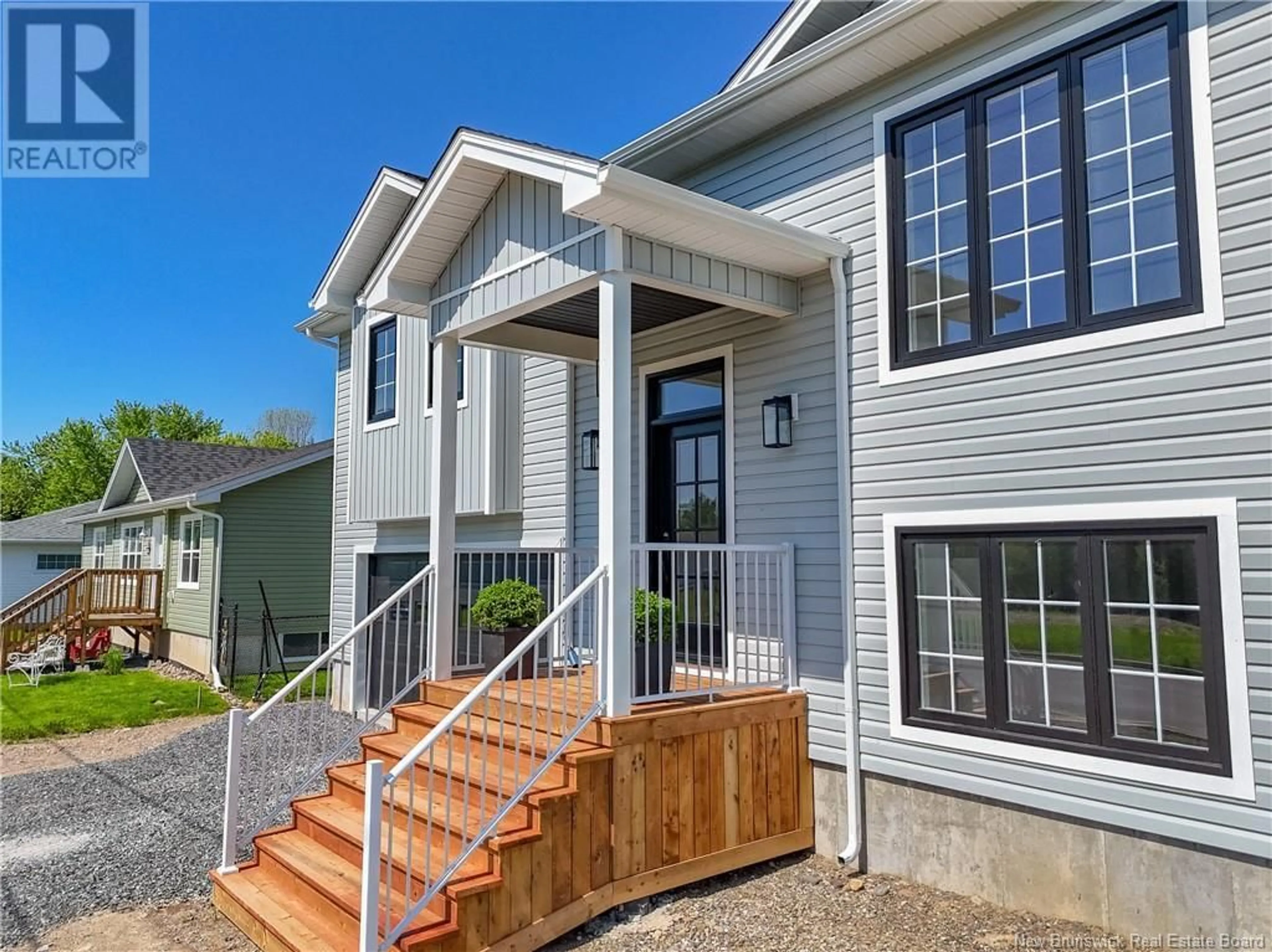 Home with vinyl exterior material, street for 62 MALIBU STREET, Fredericton New Brunswick E3A5P9