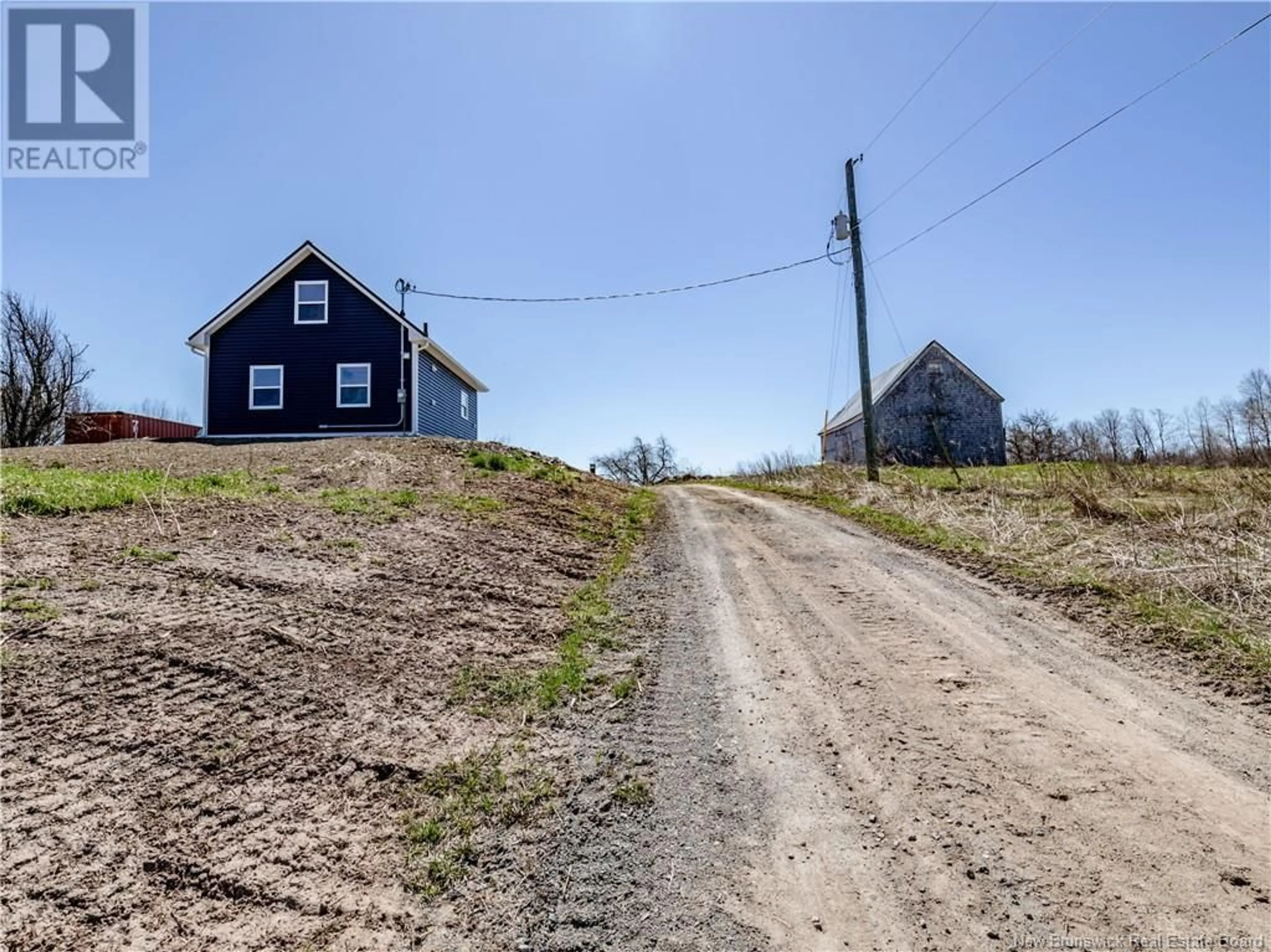 A pic from outside/outdoor area/front of a property/back of a property/a pic from drone, street for 405 PIT MELANSON CROSS, Pelerin New Brunswick E4V3E2