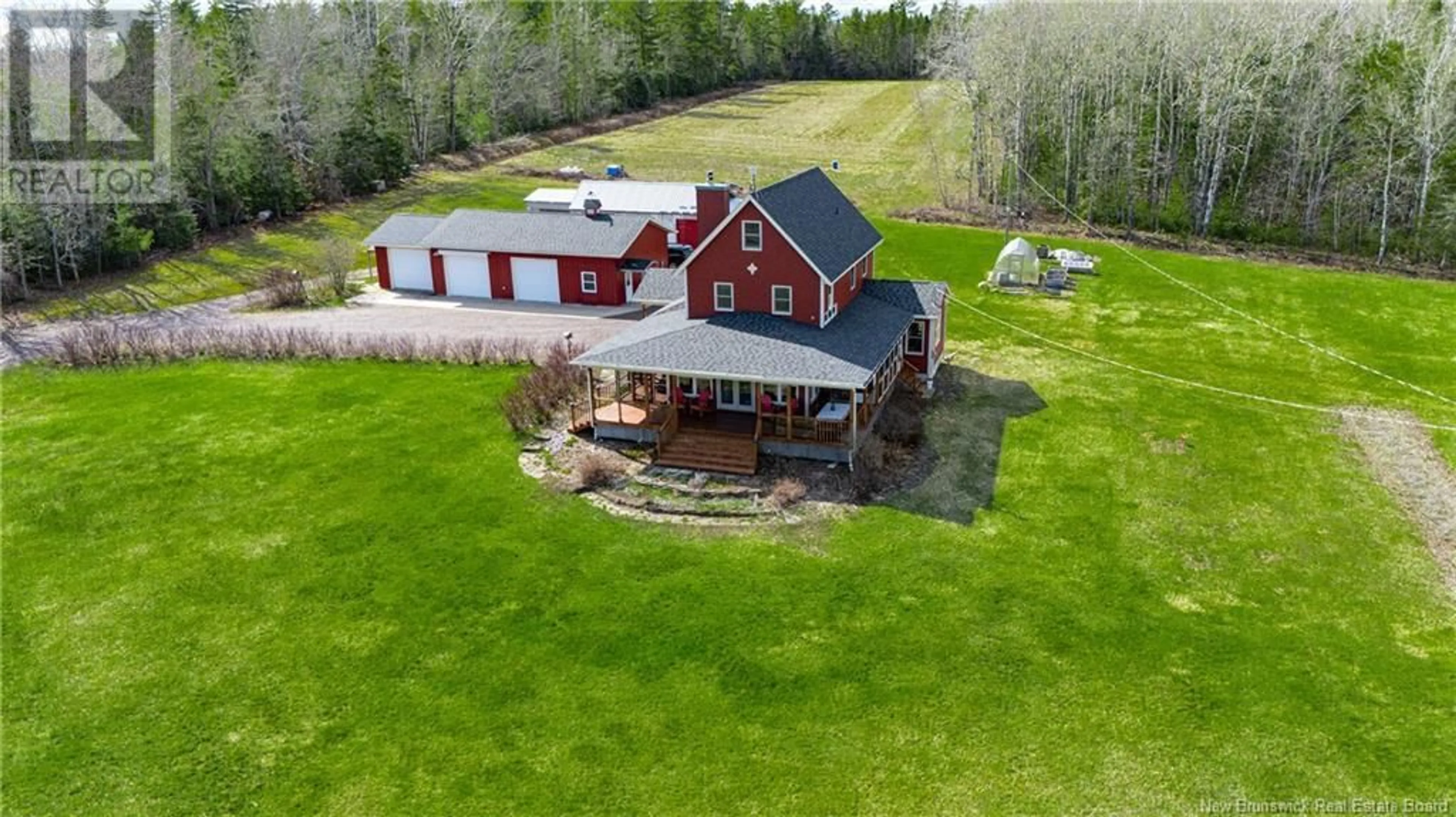 A pic from outside/outdoor area/front of a property/back of a property/a pic from drone, building for 3506 LOWER CAMBRIDGE ROAD, Cambridge-Narrows New Brunswick E4C1S6