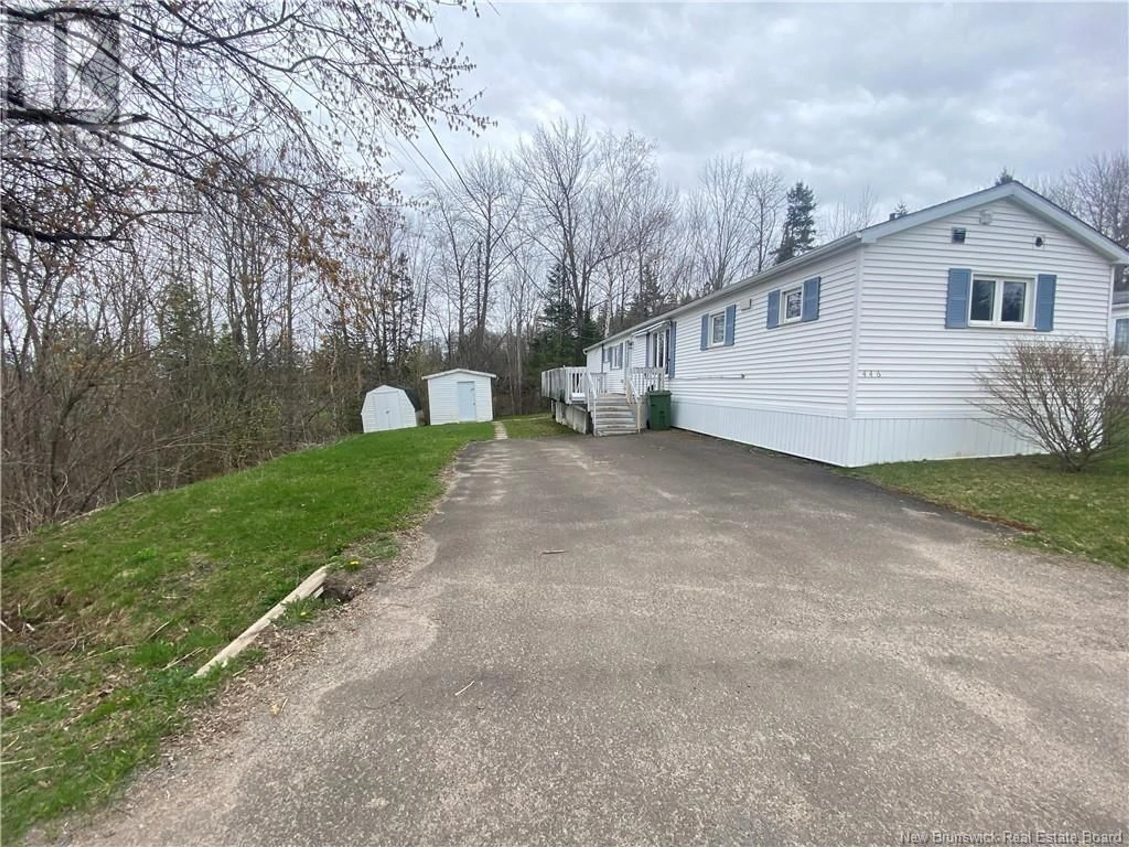 A pic from outside/outdoor area/front of a property/back of a property/a pic from drone, street for 446 OSMOND LANE, Fredericton New Brunswick E3B7L6