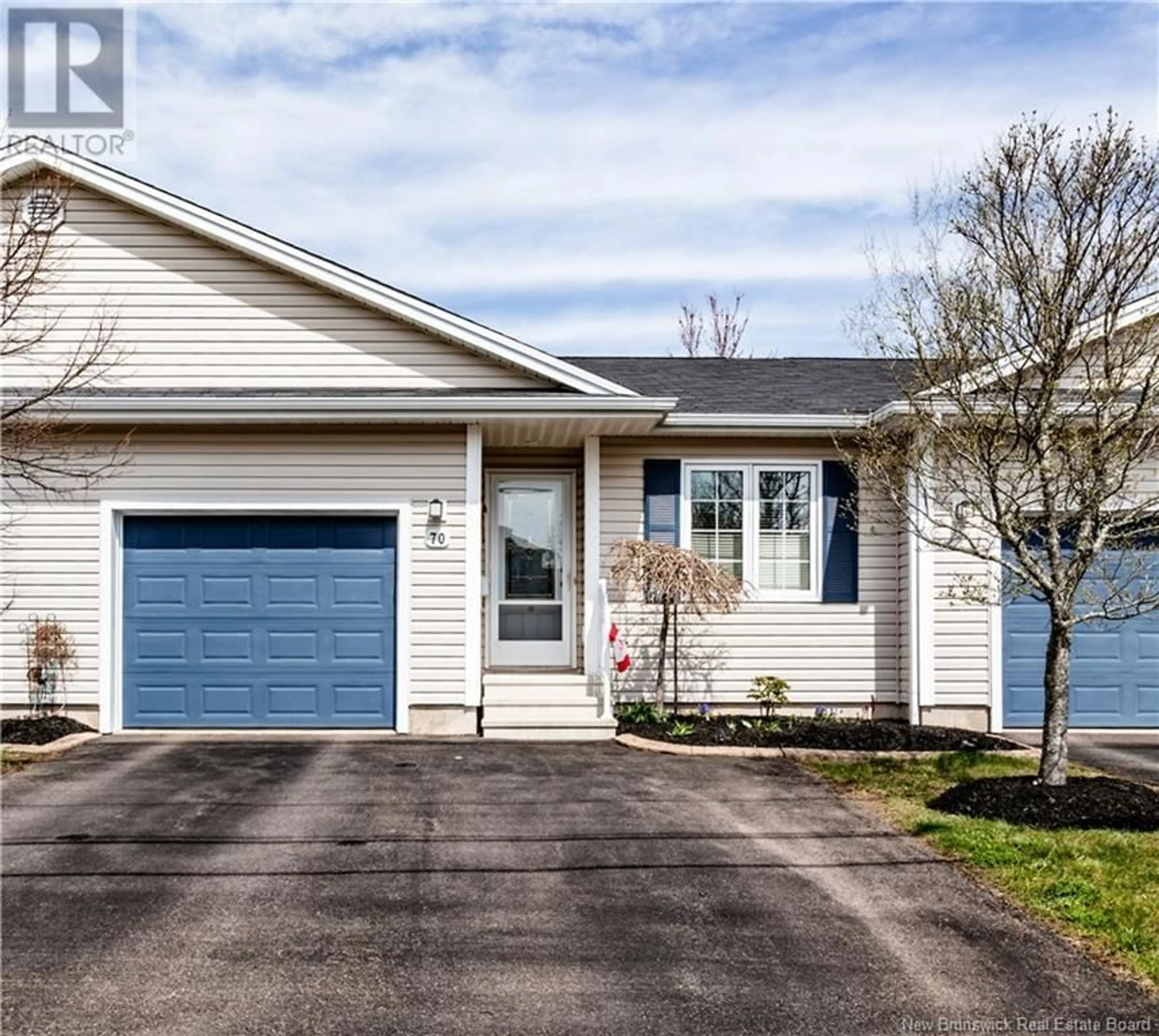 Home with vinyl exterior material, street for 70 DAMIEN, Dieppe New Brunswick E1C1V4