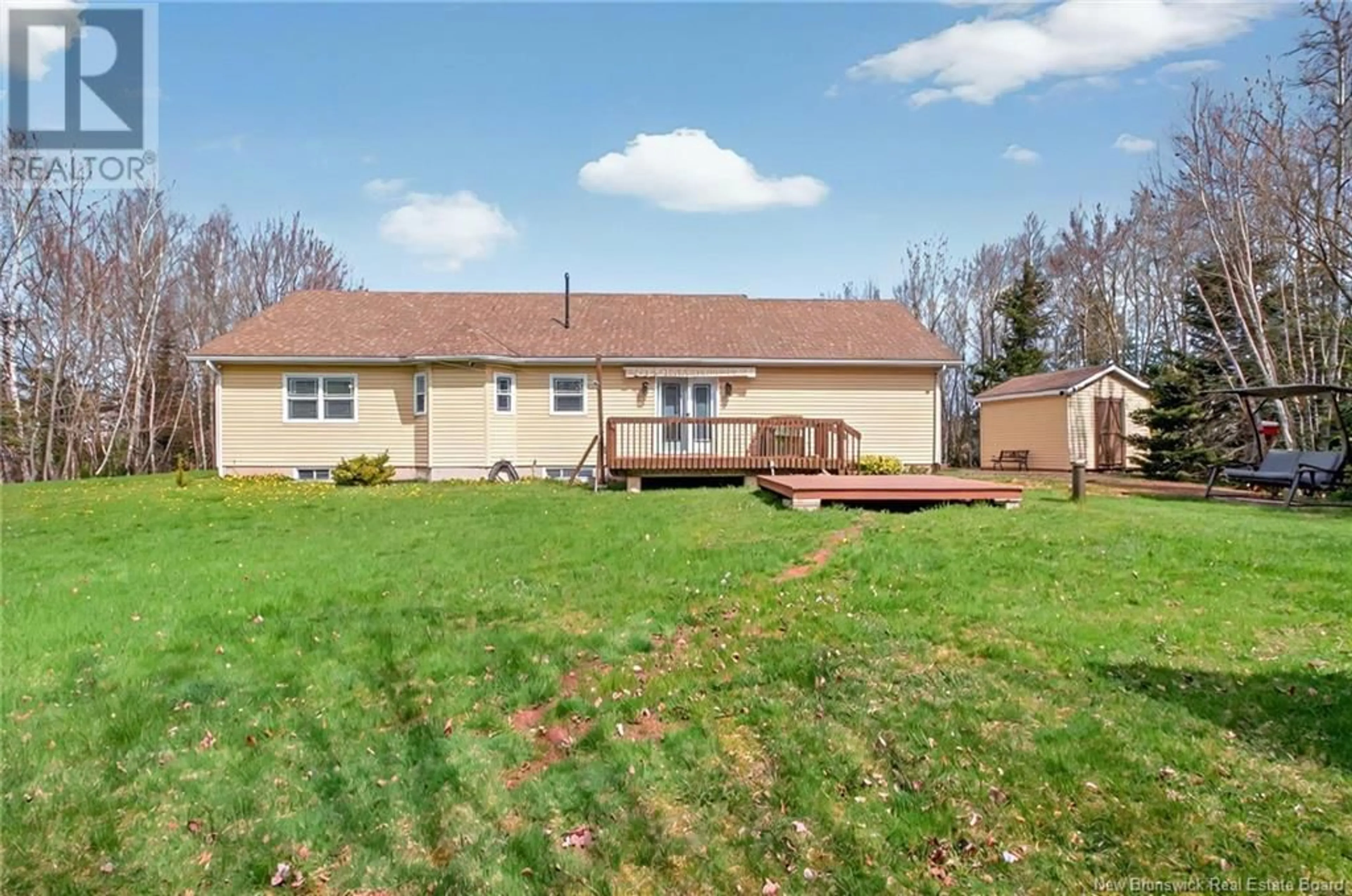 A pic from outside/outdoor area/front of a property/back of a property/a pic from drone, unknown for 73 SAFFRON, Irishtown New Brunswick E1H2P1