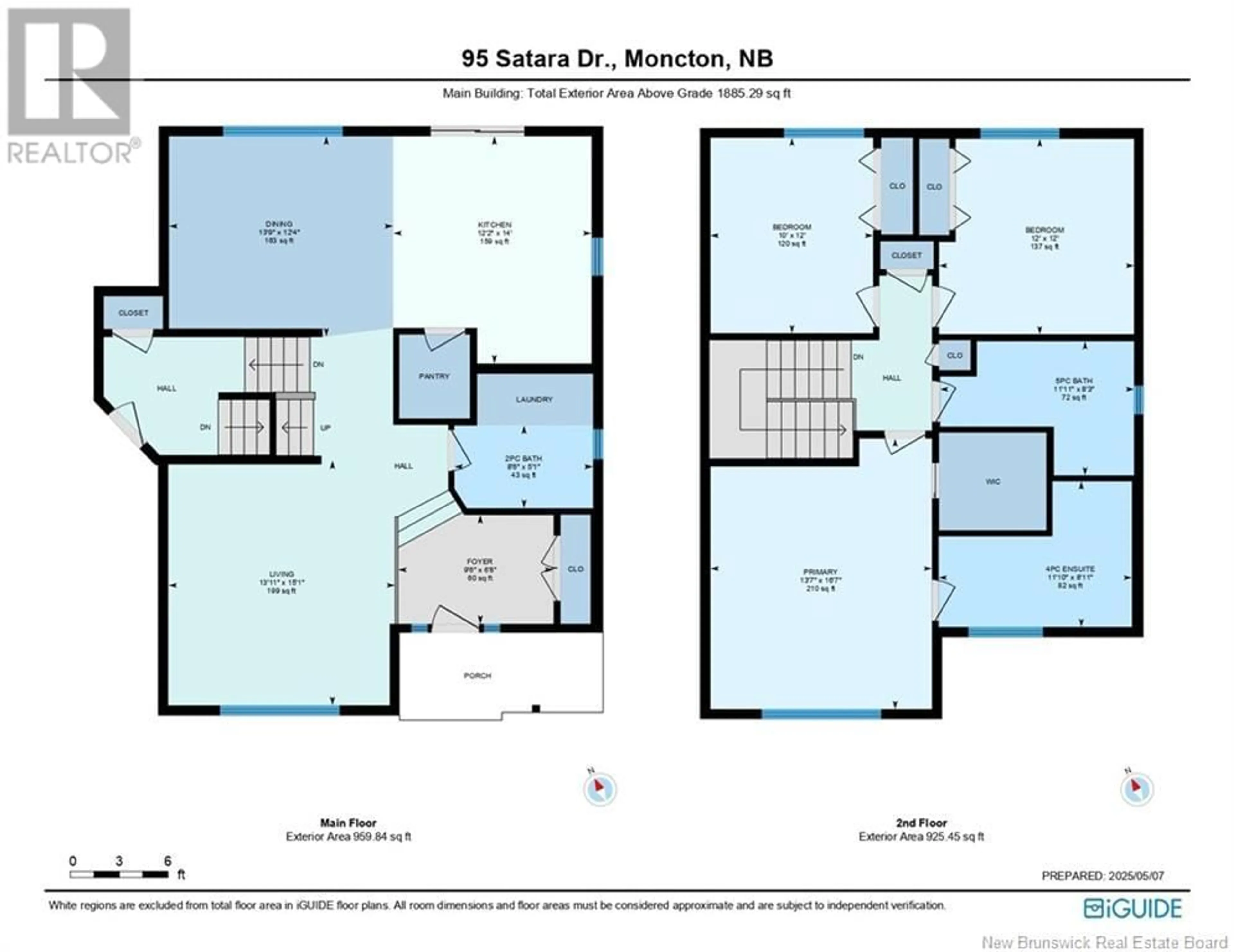 Floor plan for 95 SATARA DRIVE, Moncton New Brunswick E1G6A5