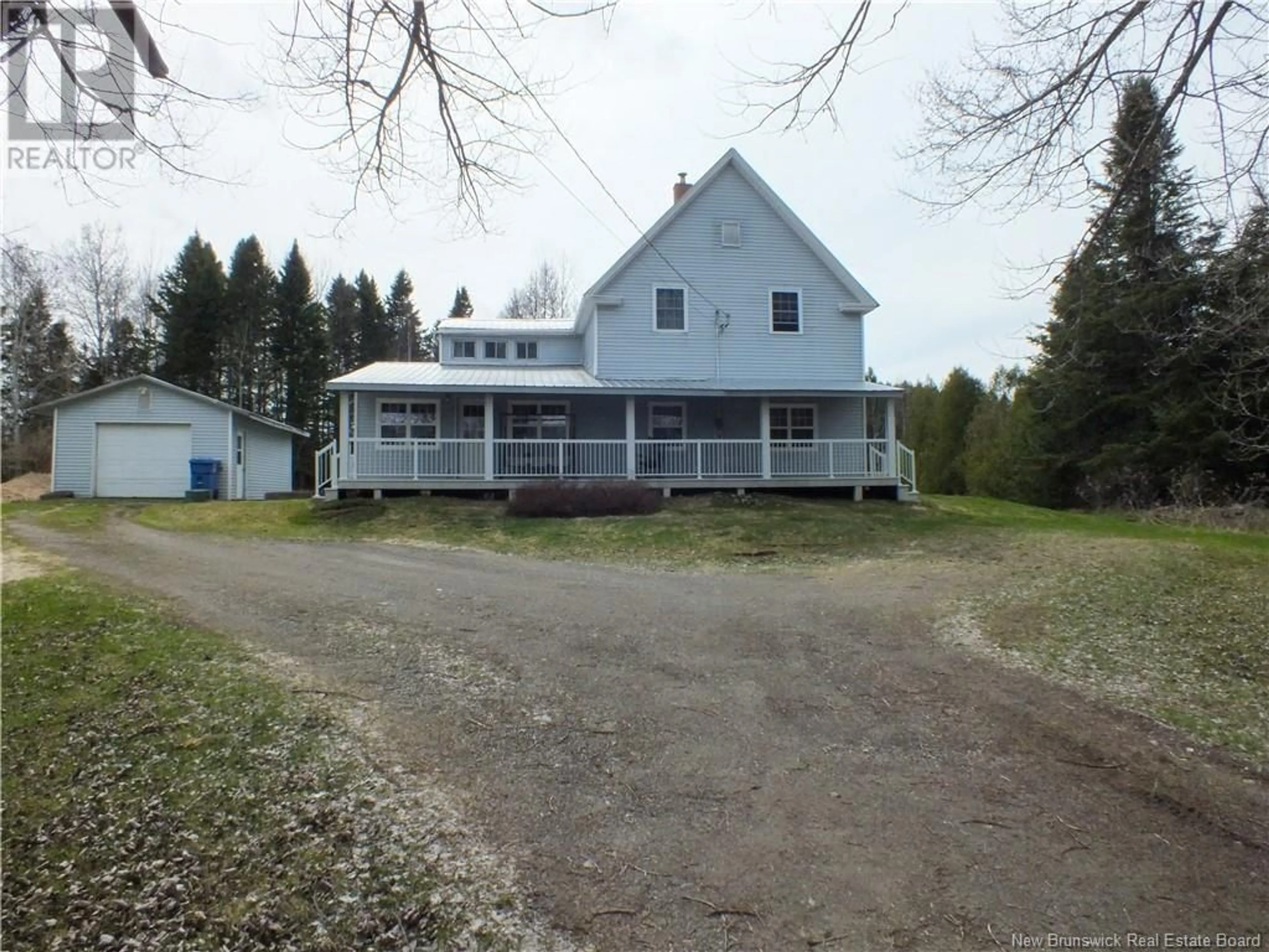 A pic from outside/outdoor area/front of a property/back of a property/a pic from drone, unknown for 809 BACK GREENFIELD ROAD, Summerfield New Brunswick E7K2L1
